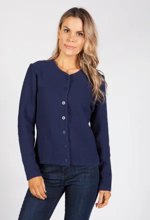 Navy Knit Cardigan
