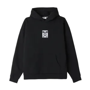 OBEY ICON EXTRA HEAVY HOOD II // BLACK