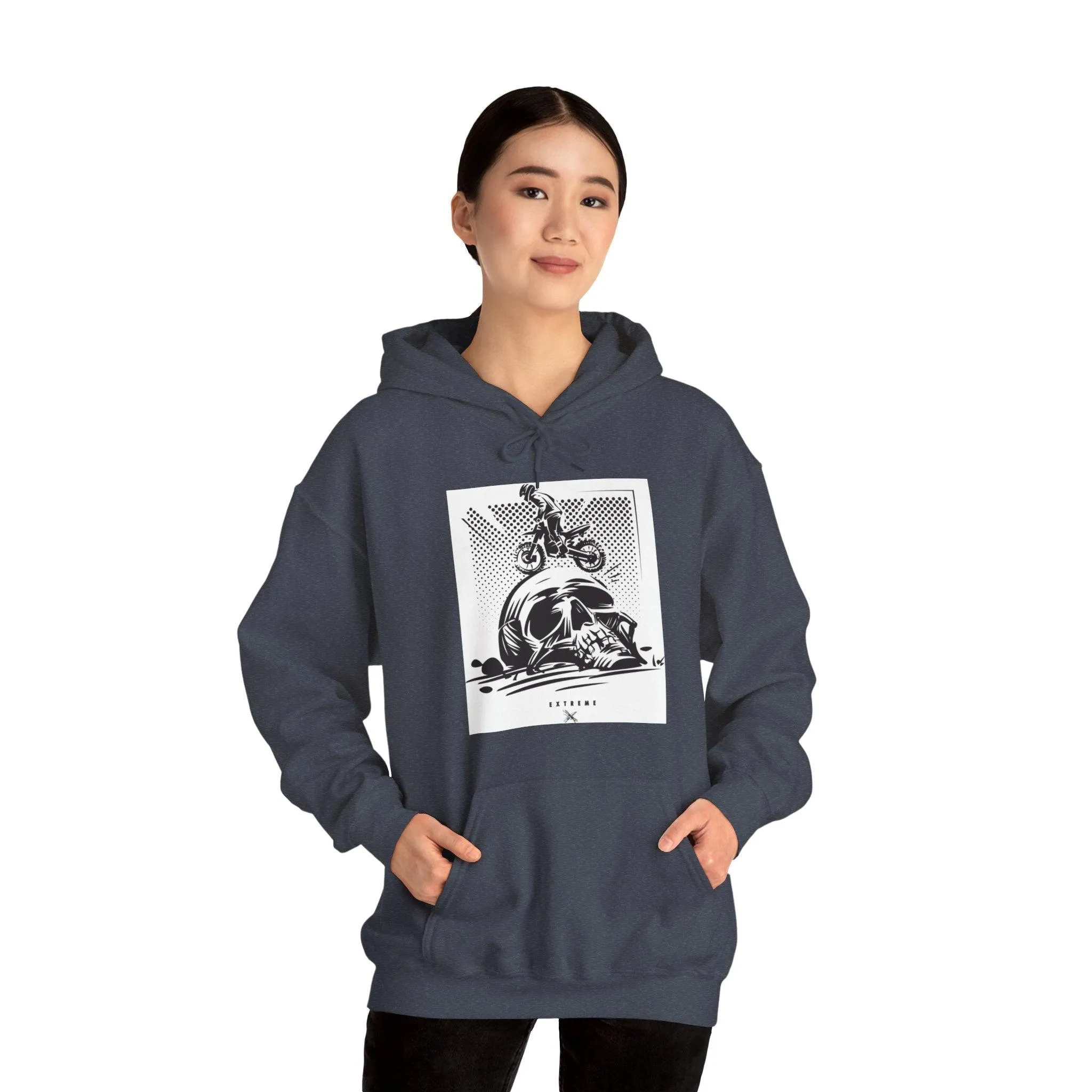 Off Road Skull Unisex Heavy Blend™ Hooded Sweatshirt