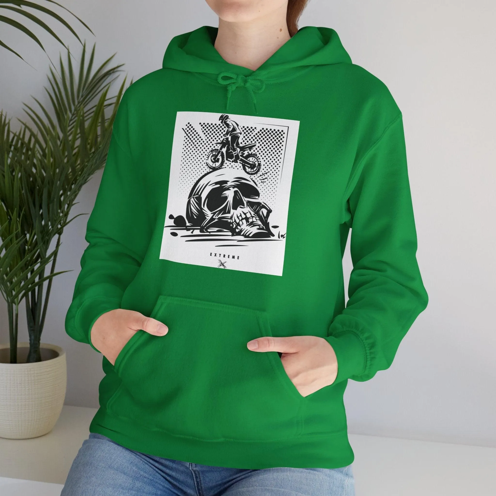 Off Road Skull Unisex Heavy Blend™ Hooded Sweatshirt