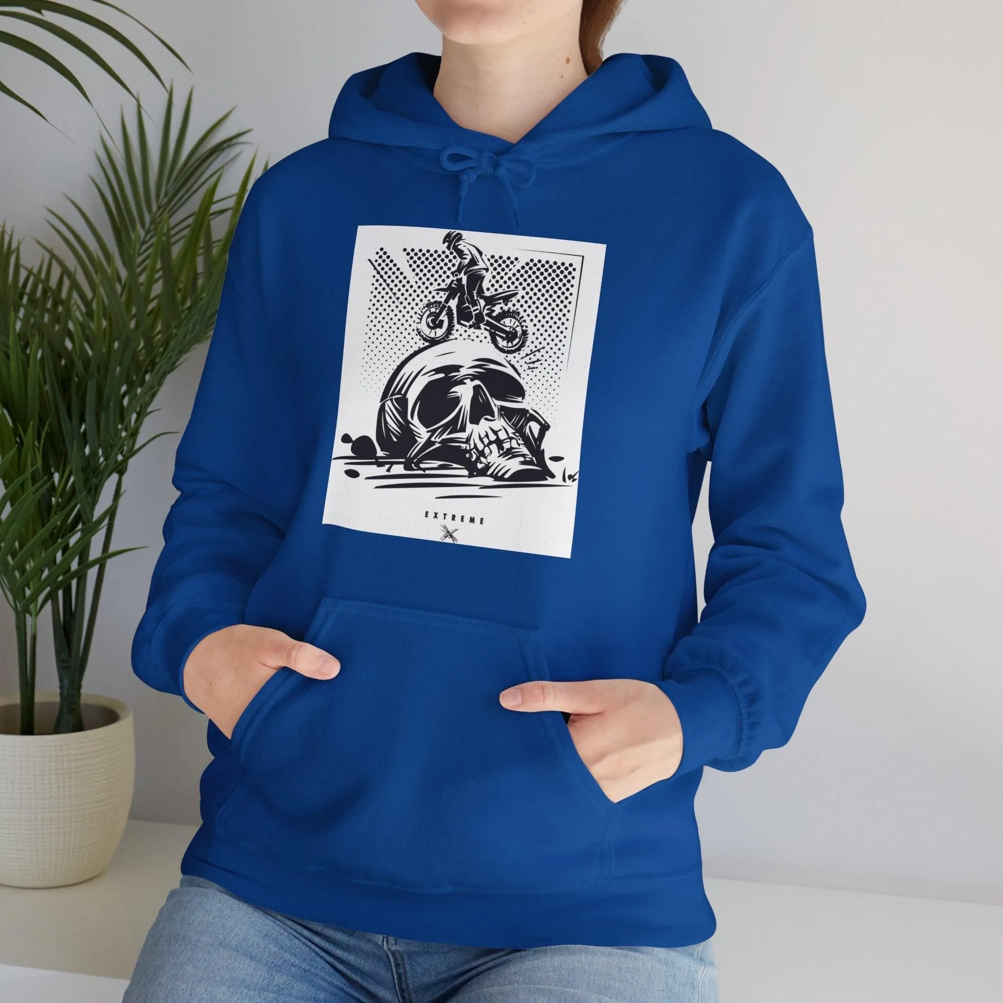 Off Road Skull Unisex Heavy Blend™ Hooded Sweatshirt