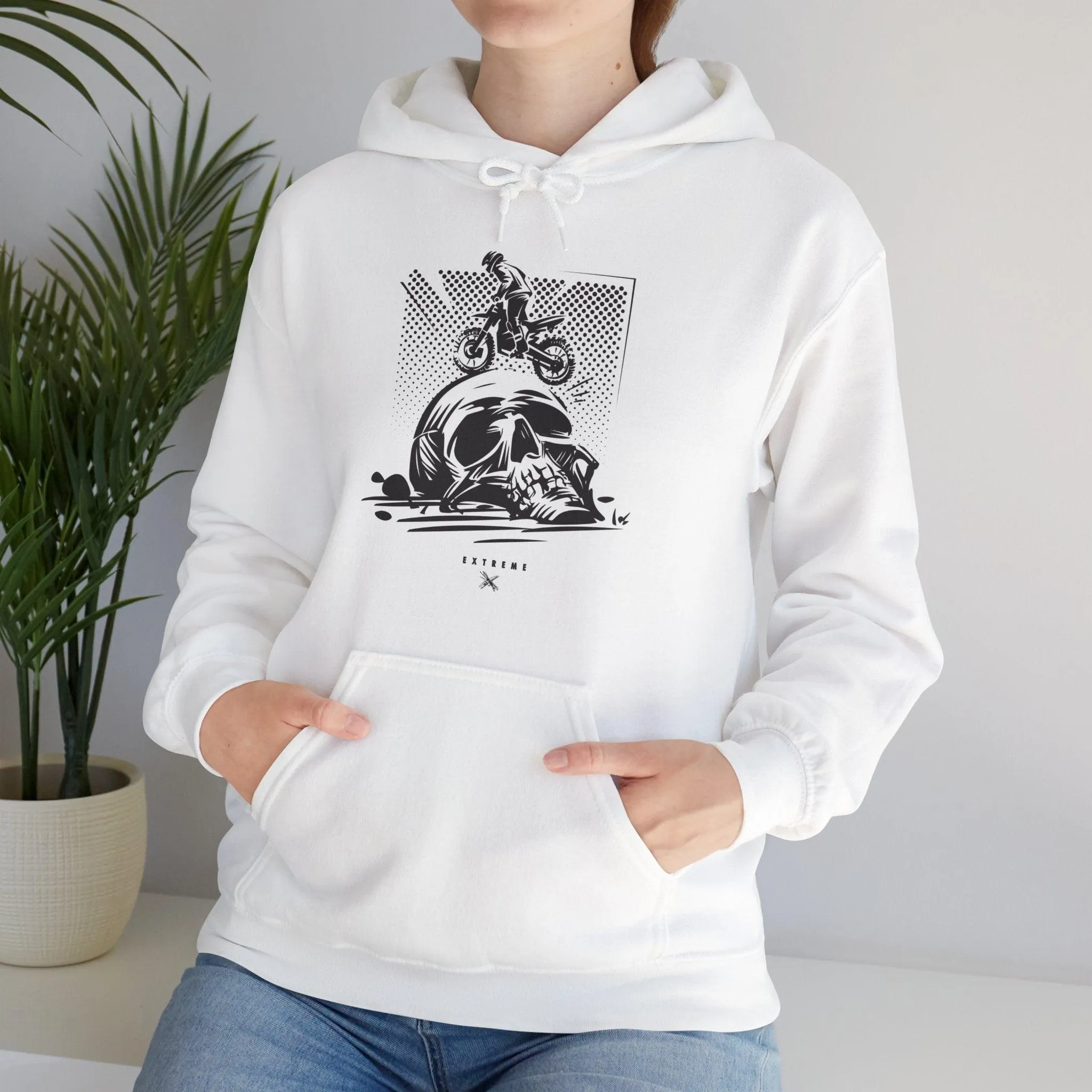 Off Road Skull Unisex Heavy Blend™ Hooded Sweatshirt