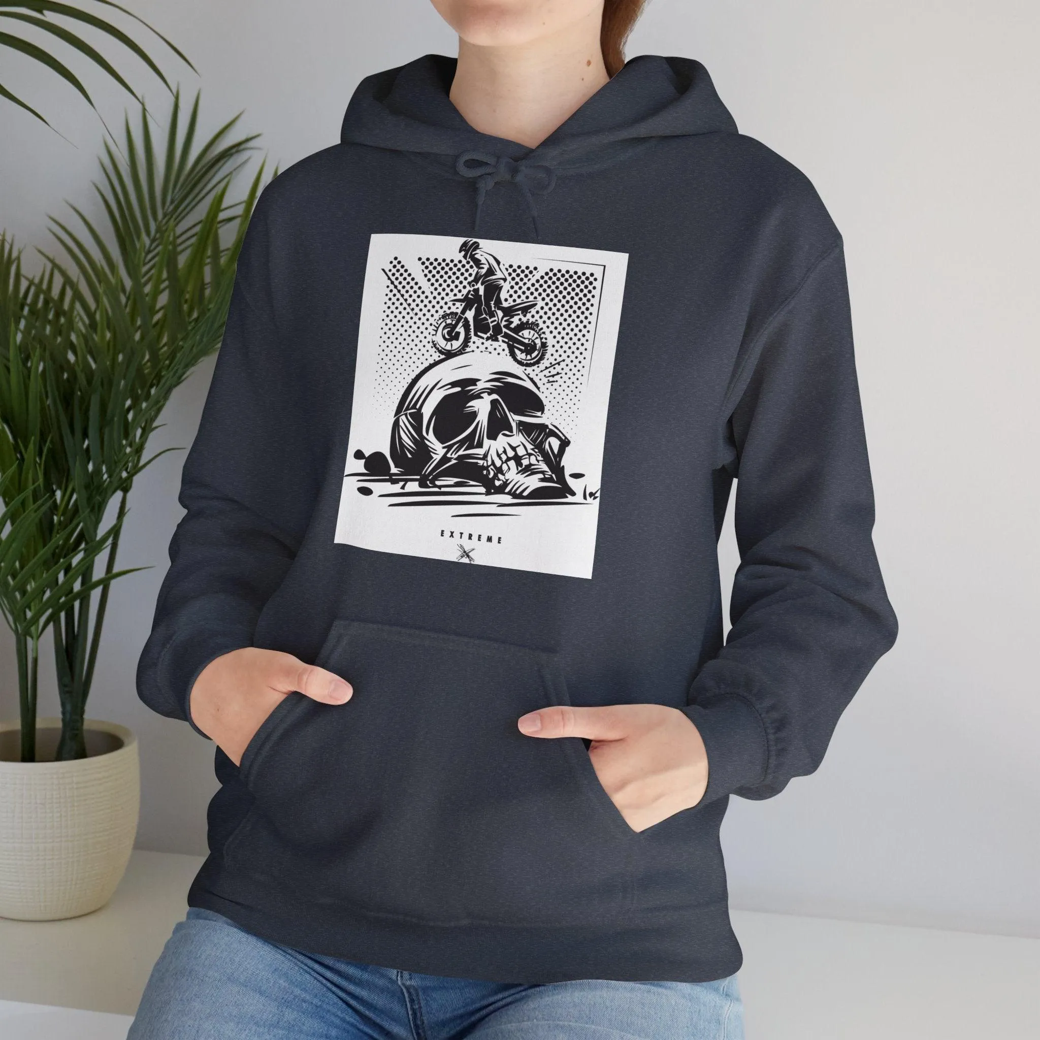 Off Road Skull Unisex Heavy Blend™ Hooded Sweatshirt