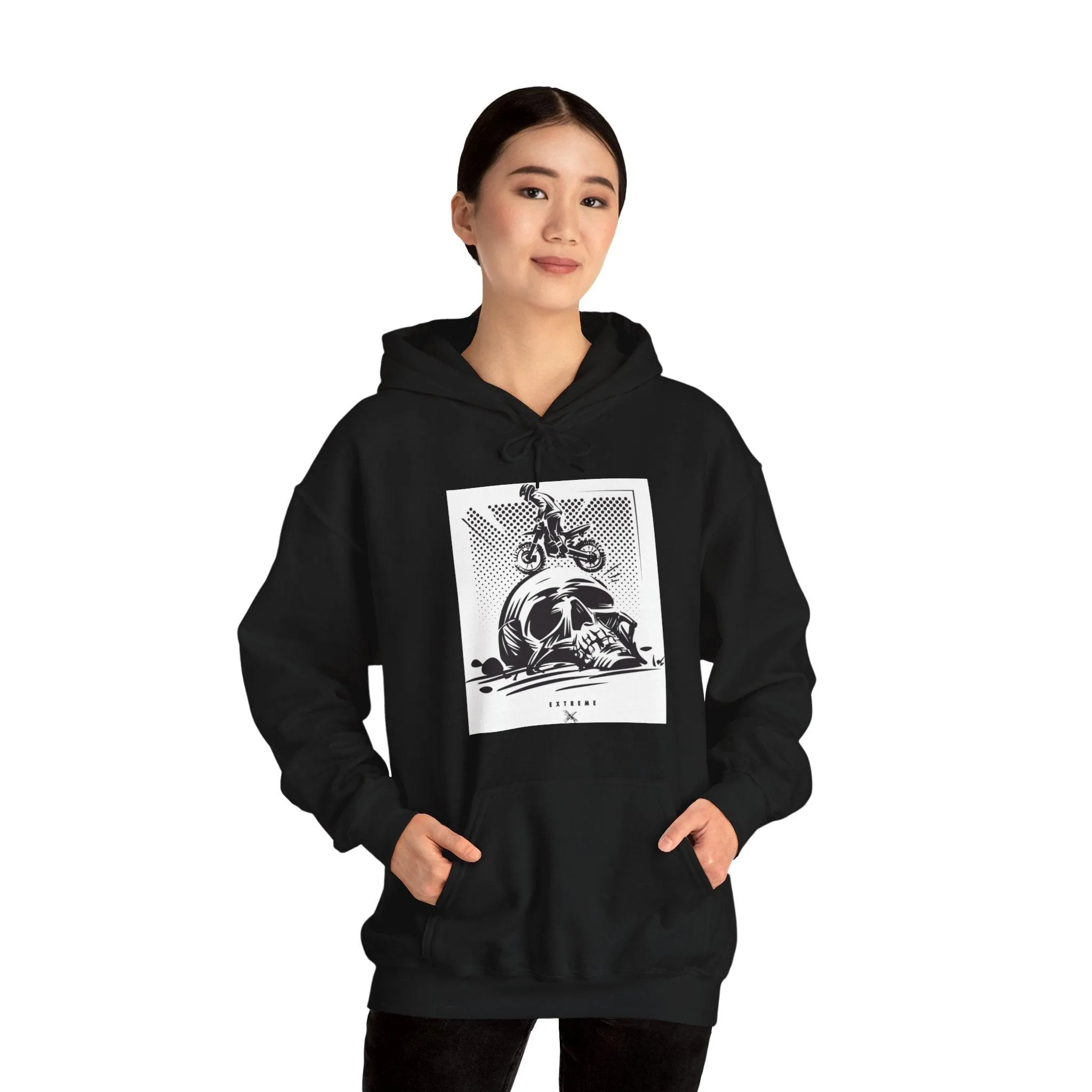 Off Road Skull Unisex Heavy Blend™ Hooded Sweatshirt