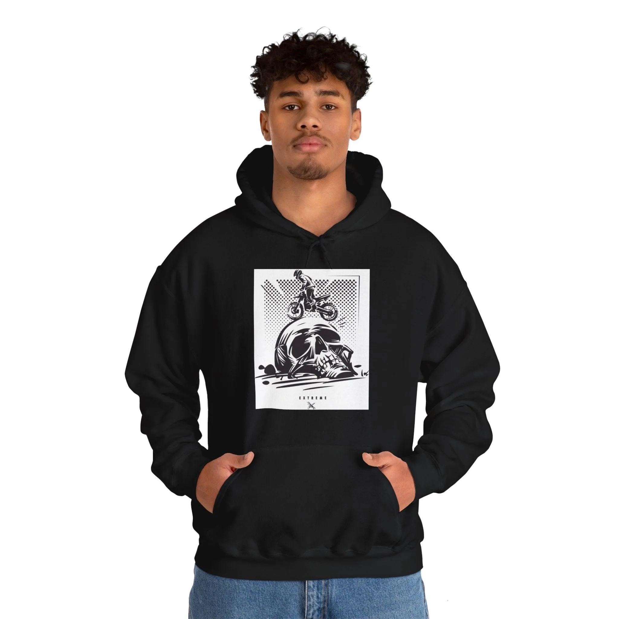 Off Road Skull Unisex Heavy Blend™ Hooded Sweatshirt