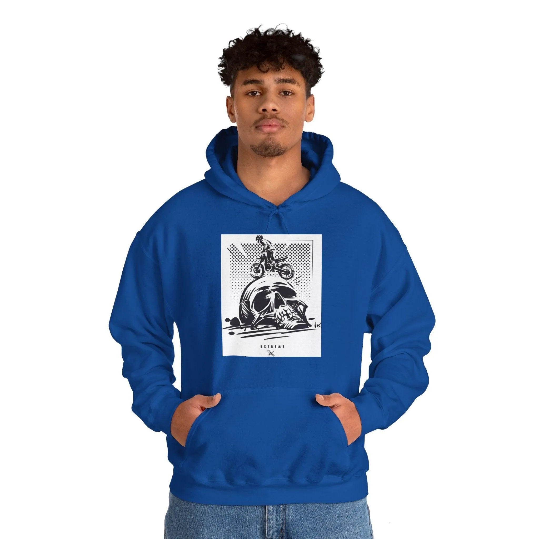 Off Road Skull Unisex Heavy Blend™ Hooded Sweatshirt