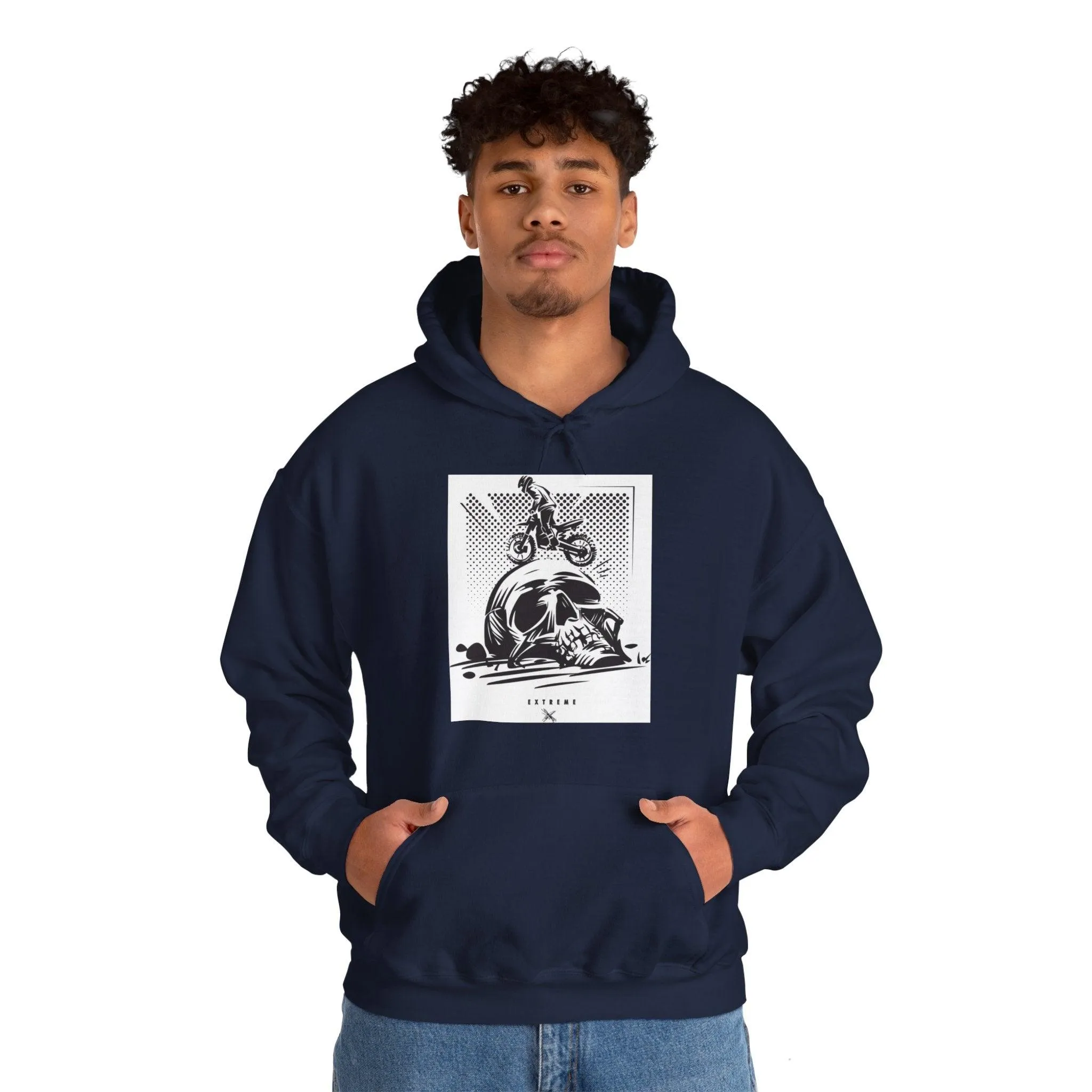 Off Road Skull Unisex Heavy Blend™ Hooded Sweatshirt