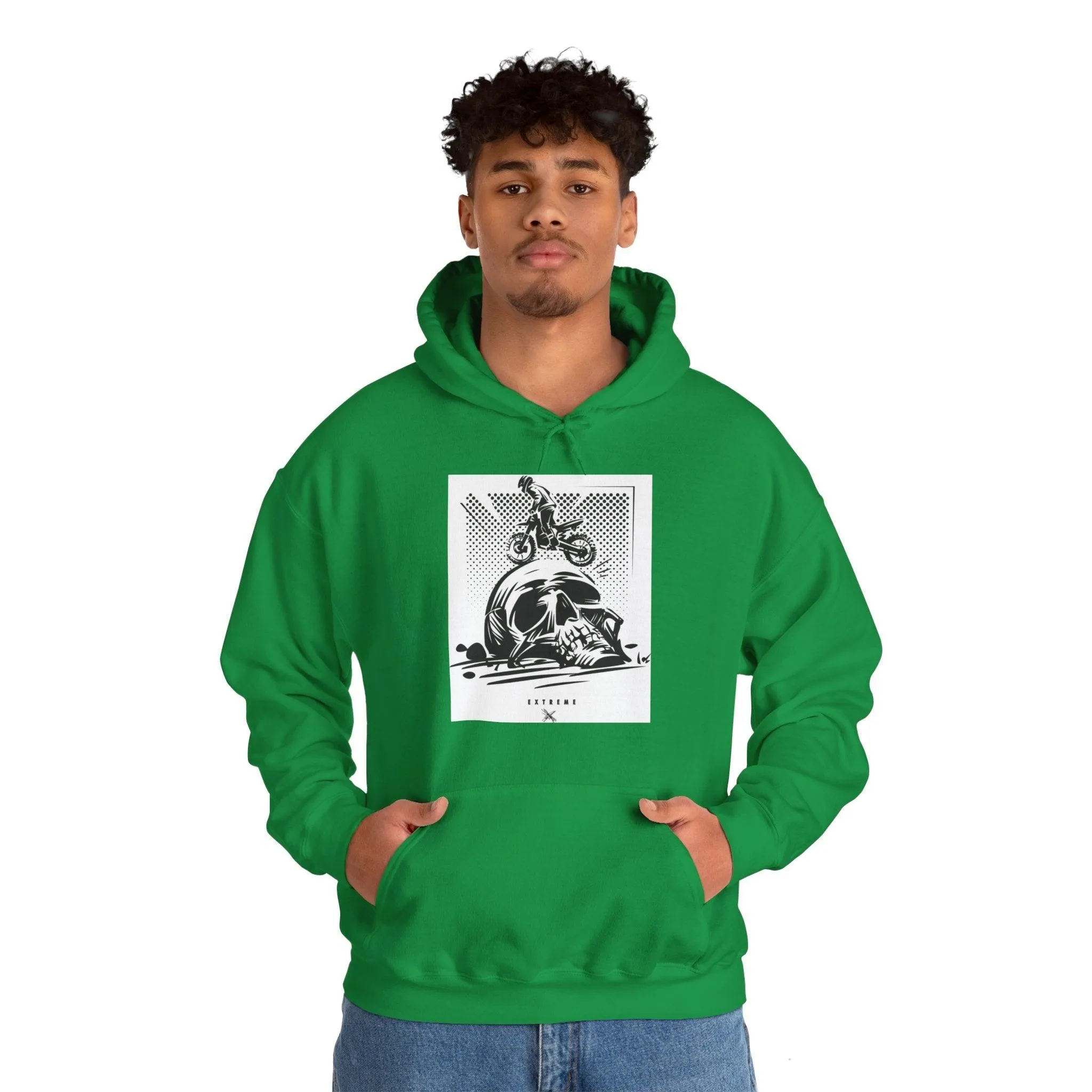 Off Road Skull Unisex Heavy Blend™ Hooded Sweatshirt