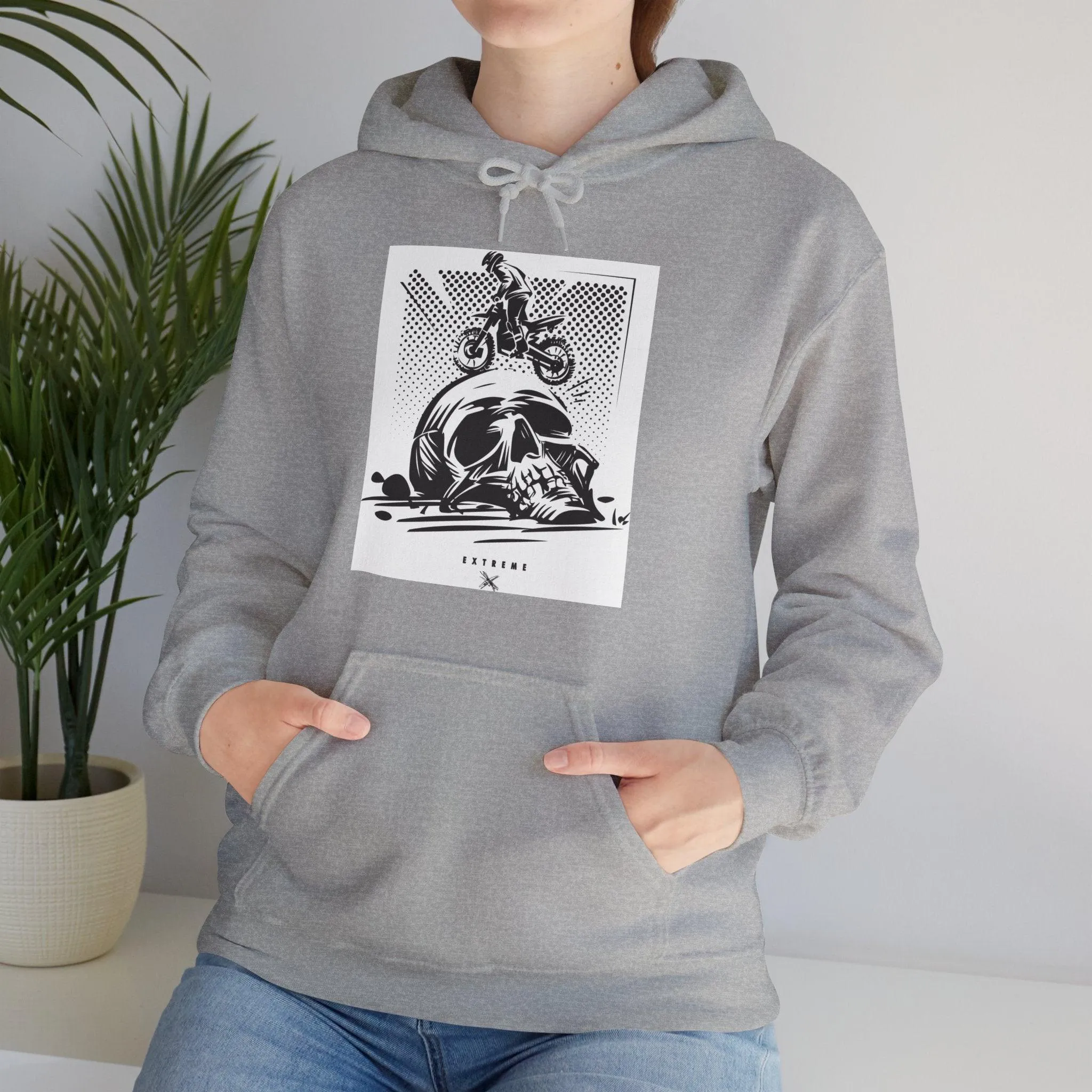 Off Road Skull Unisex Heavy Blend™ Hooded Sweatshirt
