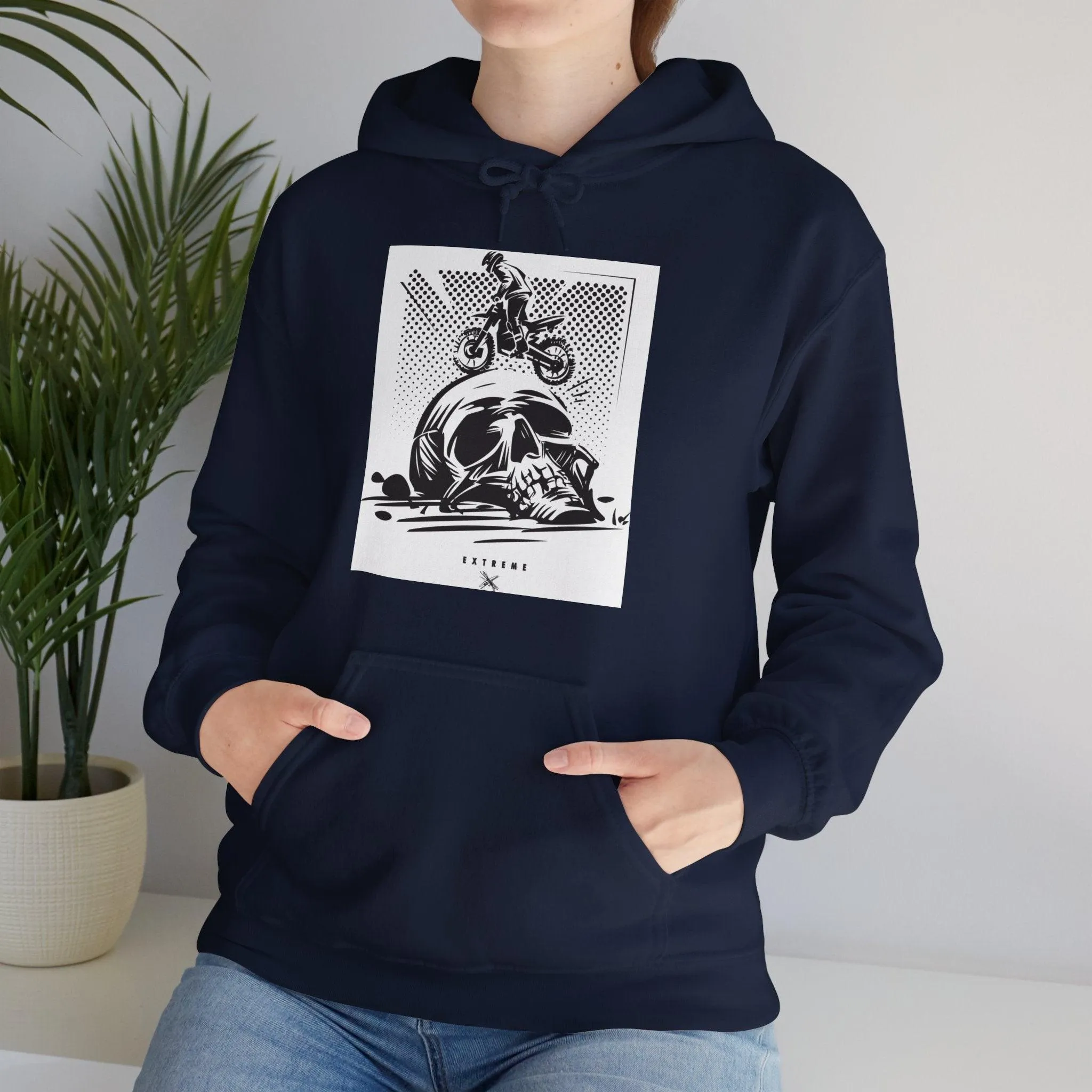 Off Road Skull Unisex Heavy Blend™ Hooded Sweatshirt