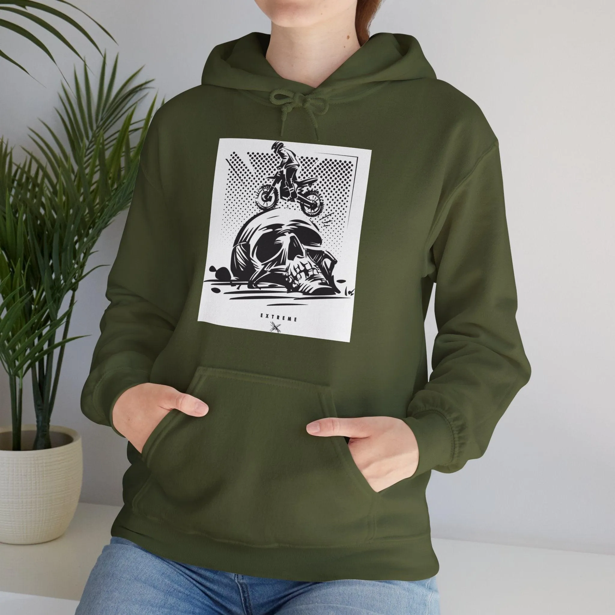 Off Road Skull Unisex Heavy Blend™ Hooded Sweatshirt