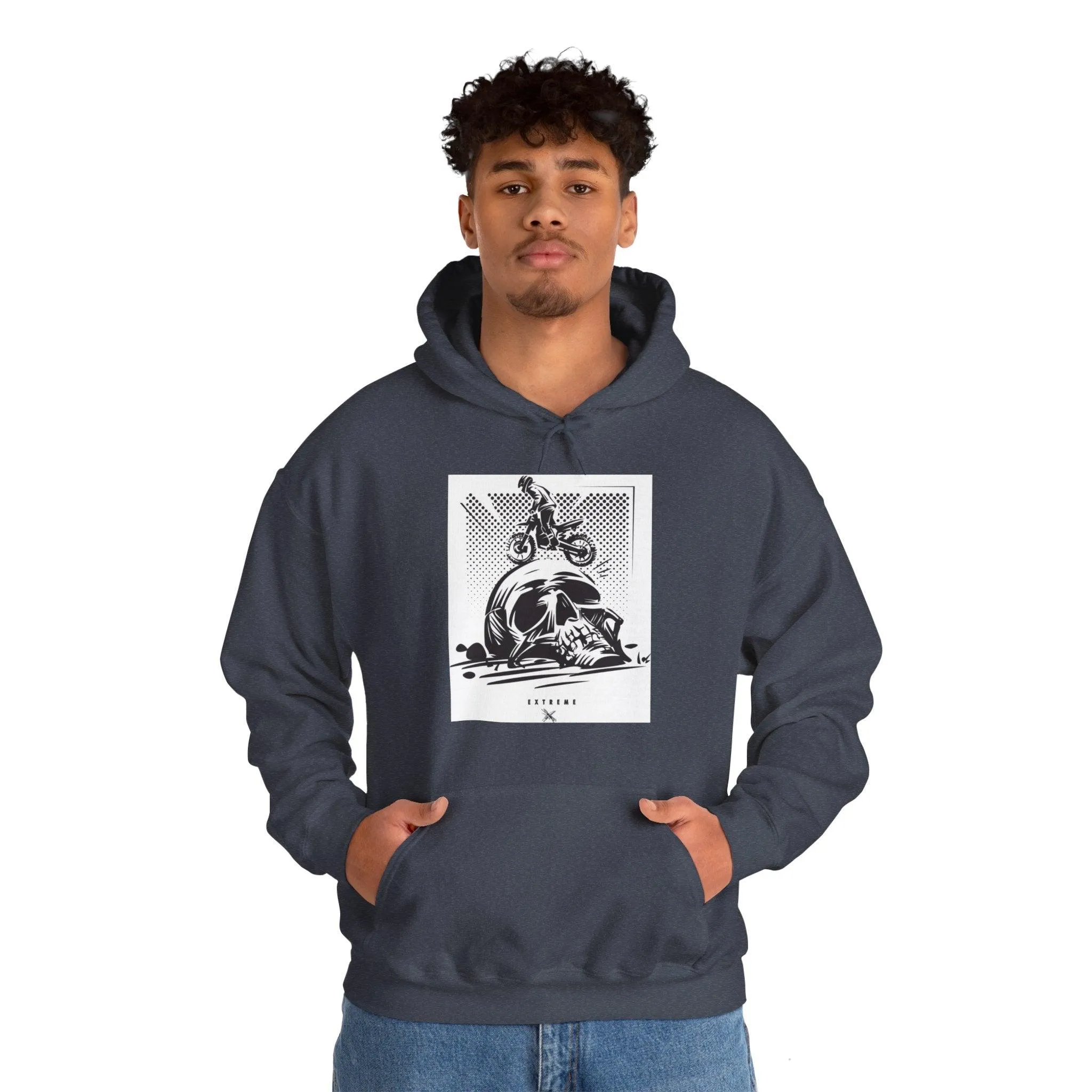 Off Road Skull Unisex Heavy Blend™ Hooded Sweatshirt