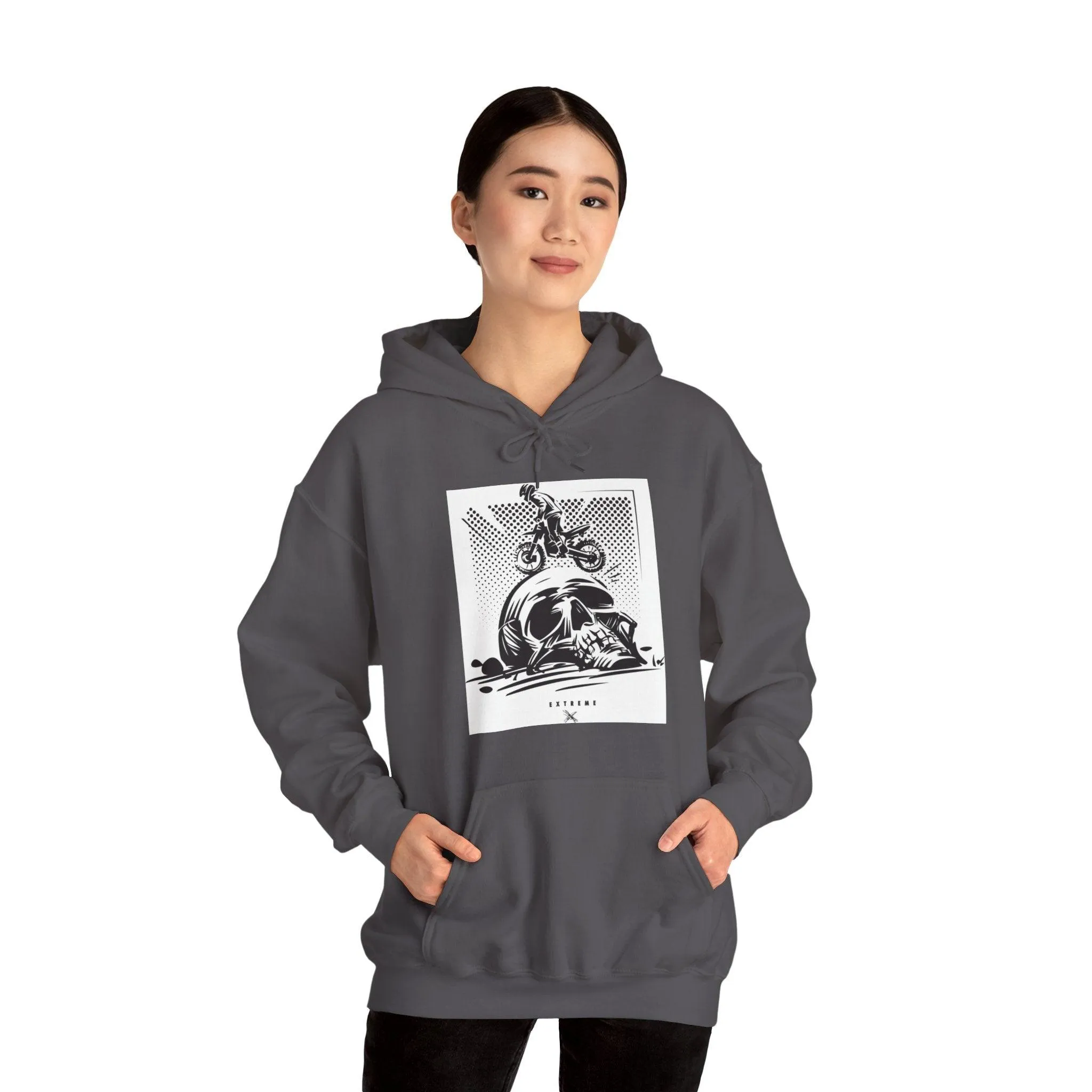 Off Road Skull Unisex Heavy Blend™ Hooded Sweatshirt