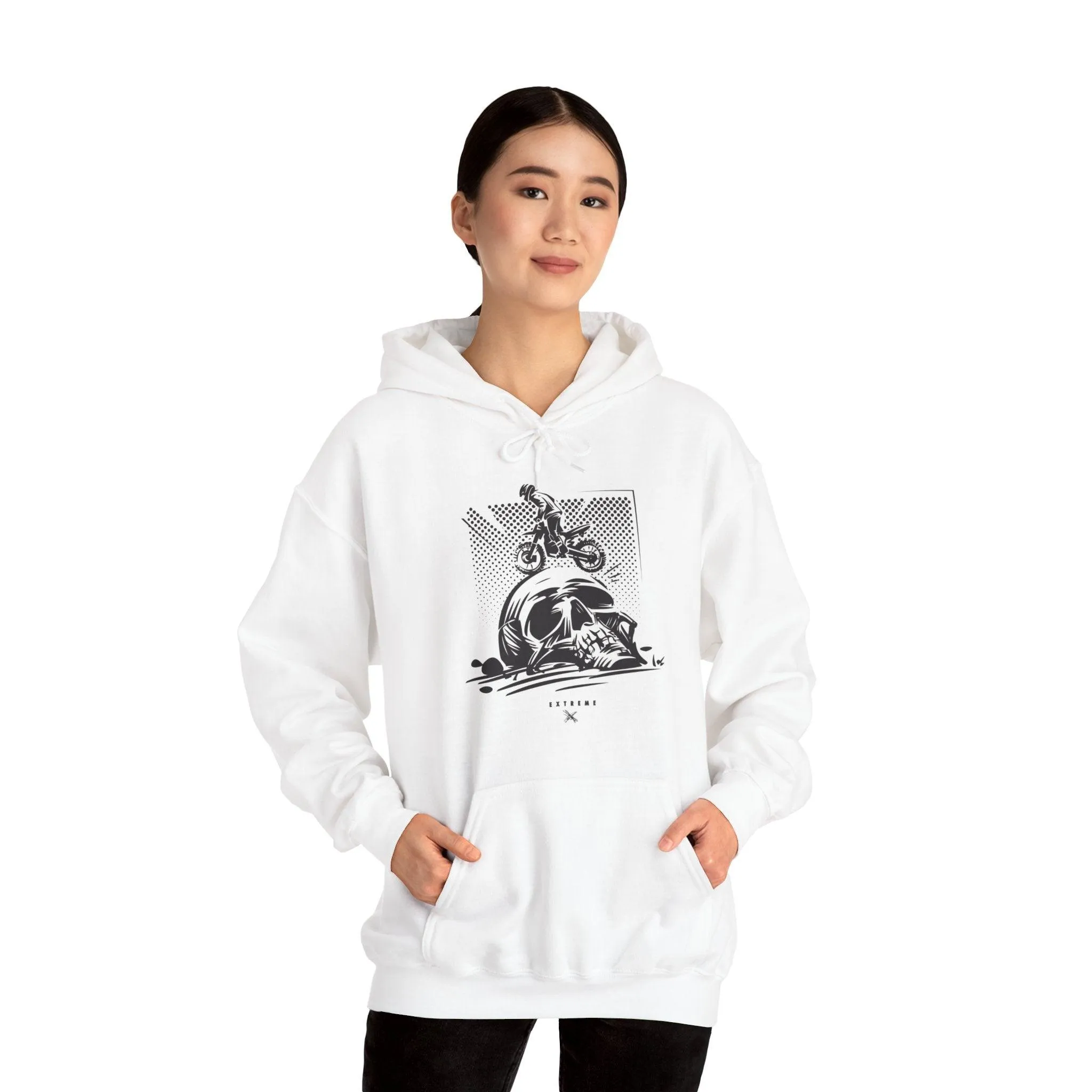 Off Road Skull Unisex Heavy Blend™ Hooded Sweatshirt