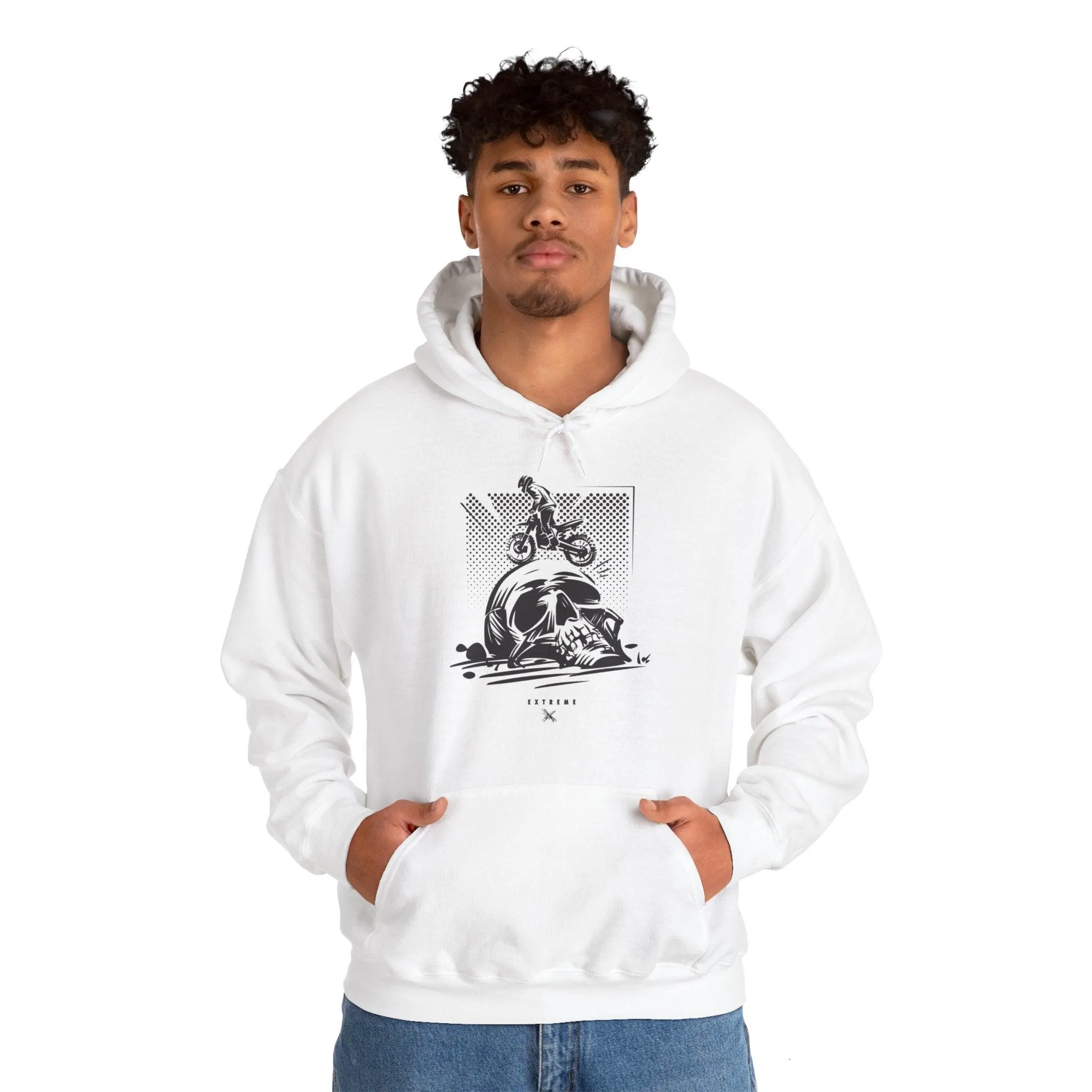 Off Road Skull Unisex Heavy Blend™ Hooded Sweatshirt