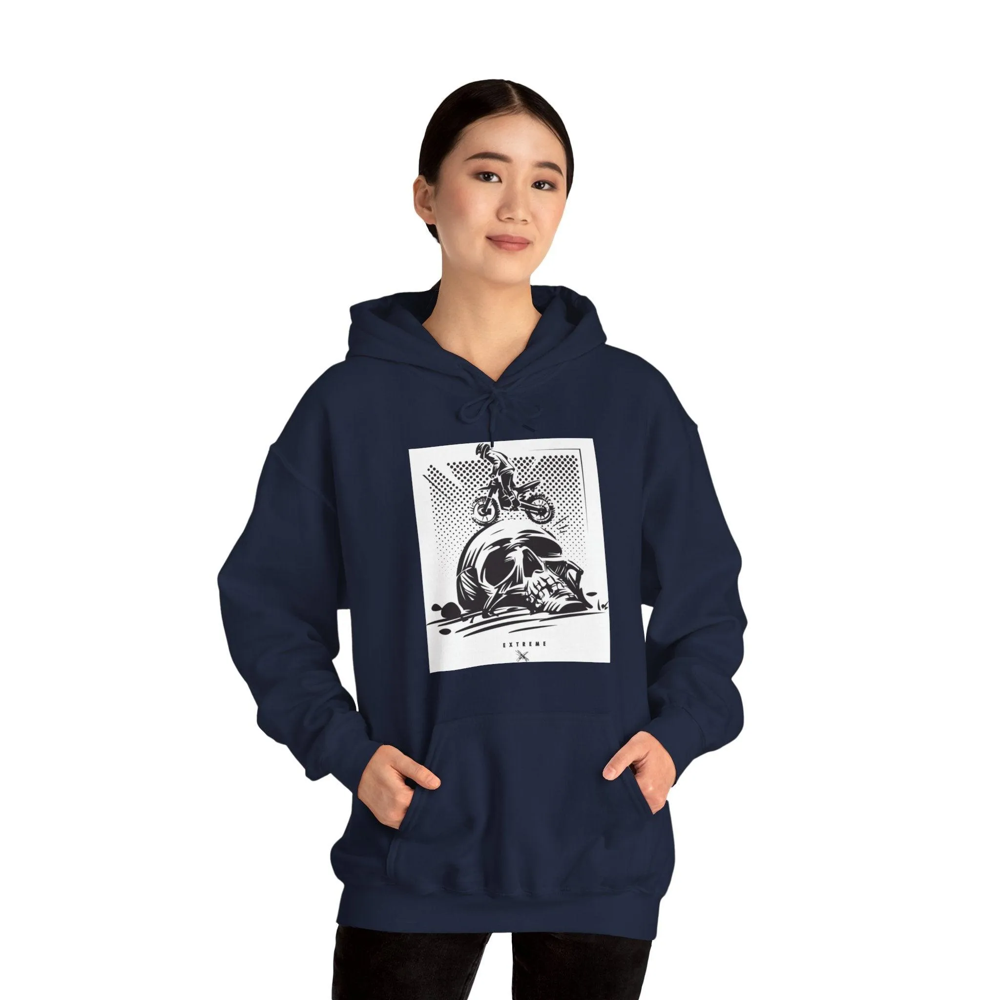 Off Road Skull Unisex Heavy Blend™ Hooded Sweatshirt
