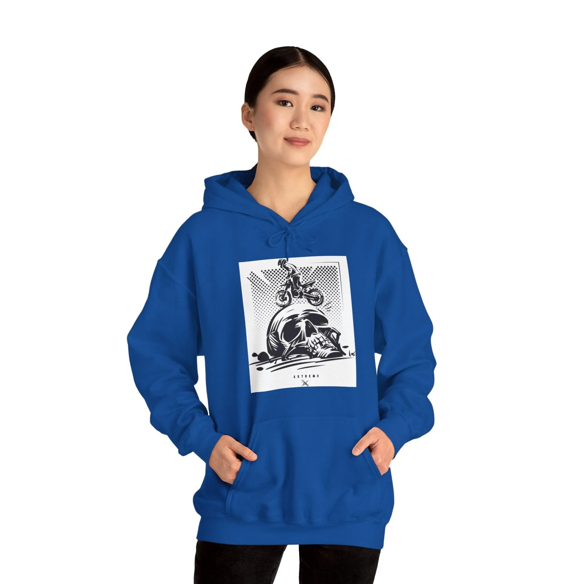 Off Road Skull Unisex Heavy Blend™ Hooded Sweatshirt