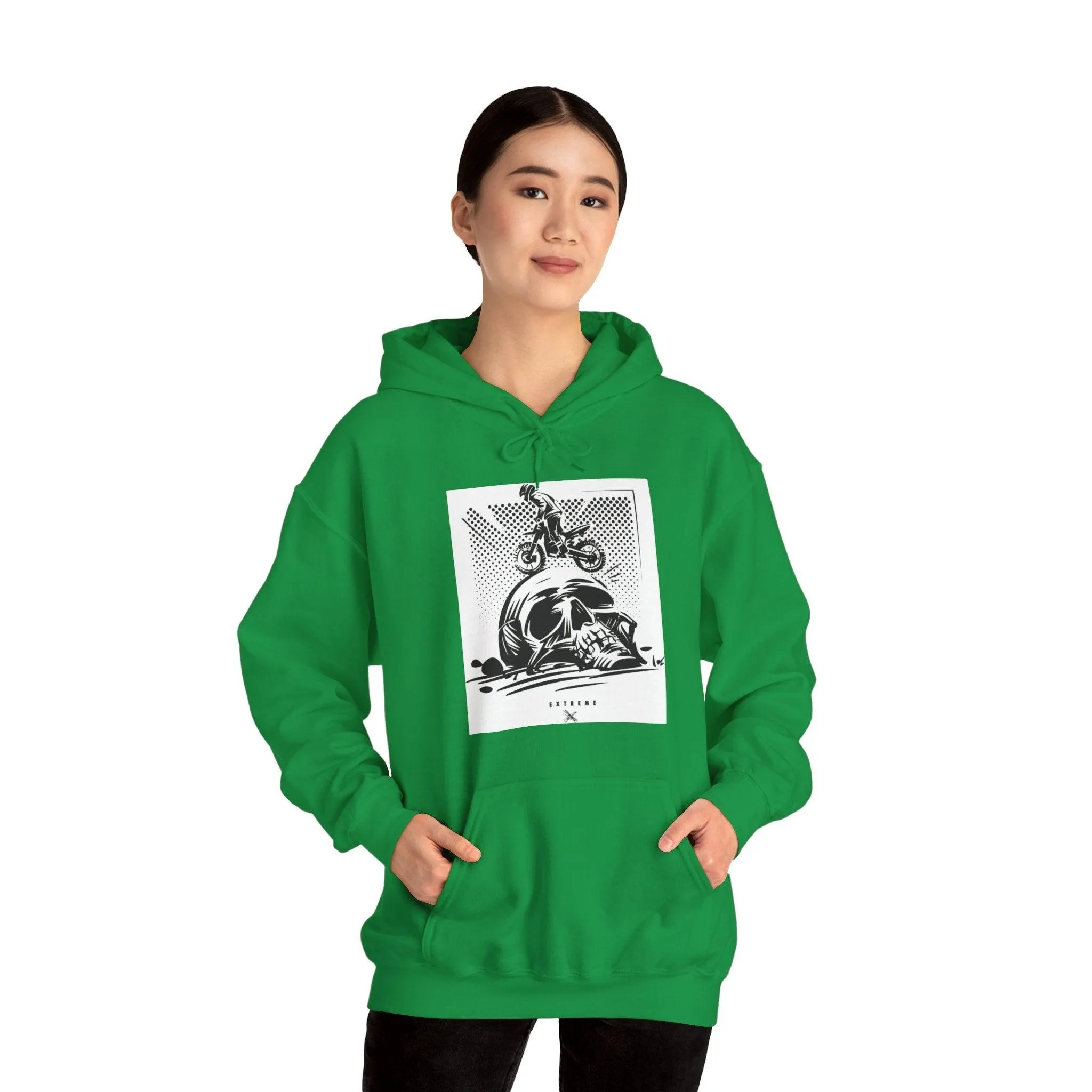 Off Road Skull Unisex Heavy Blend™ Hooded Sweatshirt