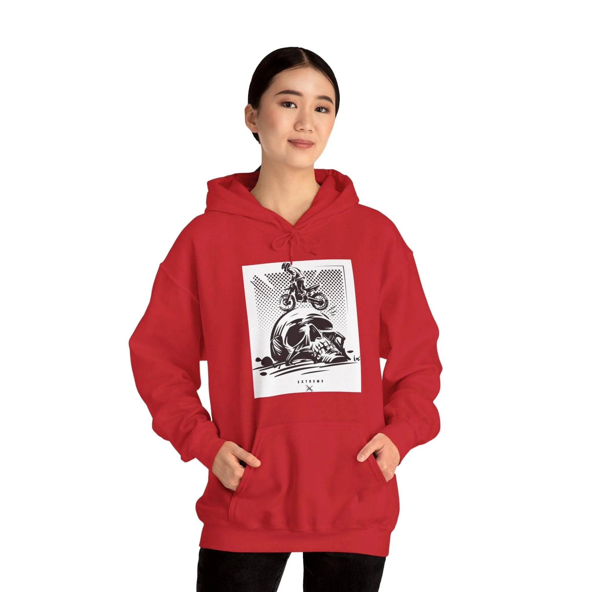 Off Road Skull Unisex Heavy Blend™ Hooded Sweatshirt