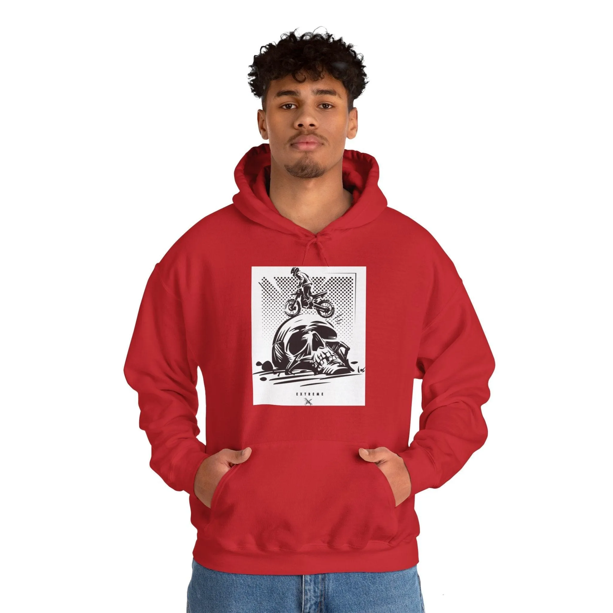Off Road Skull Unisex Heavy Blend™ Hooded Sweatshirt