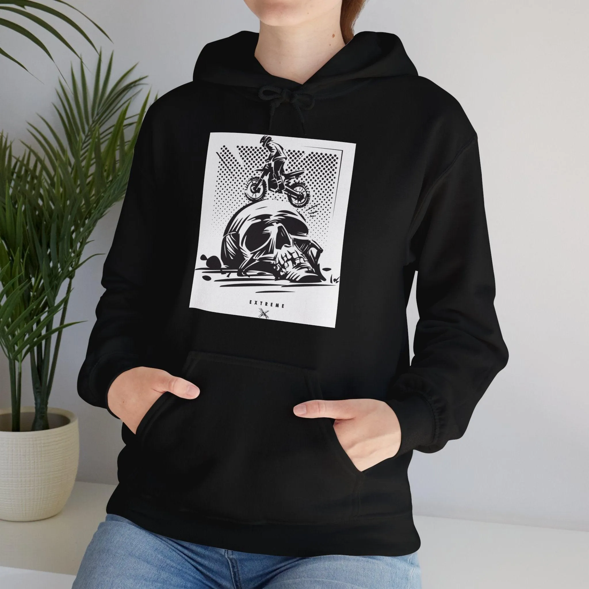 Off Road Skull Unisex Heavy Blend™ Hooded Sweatshirt