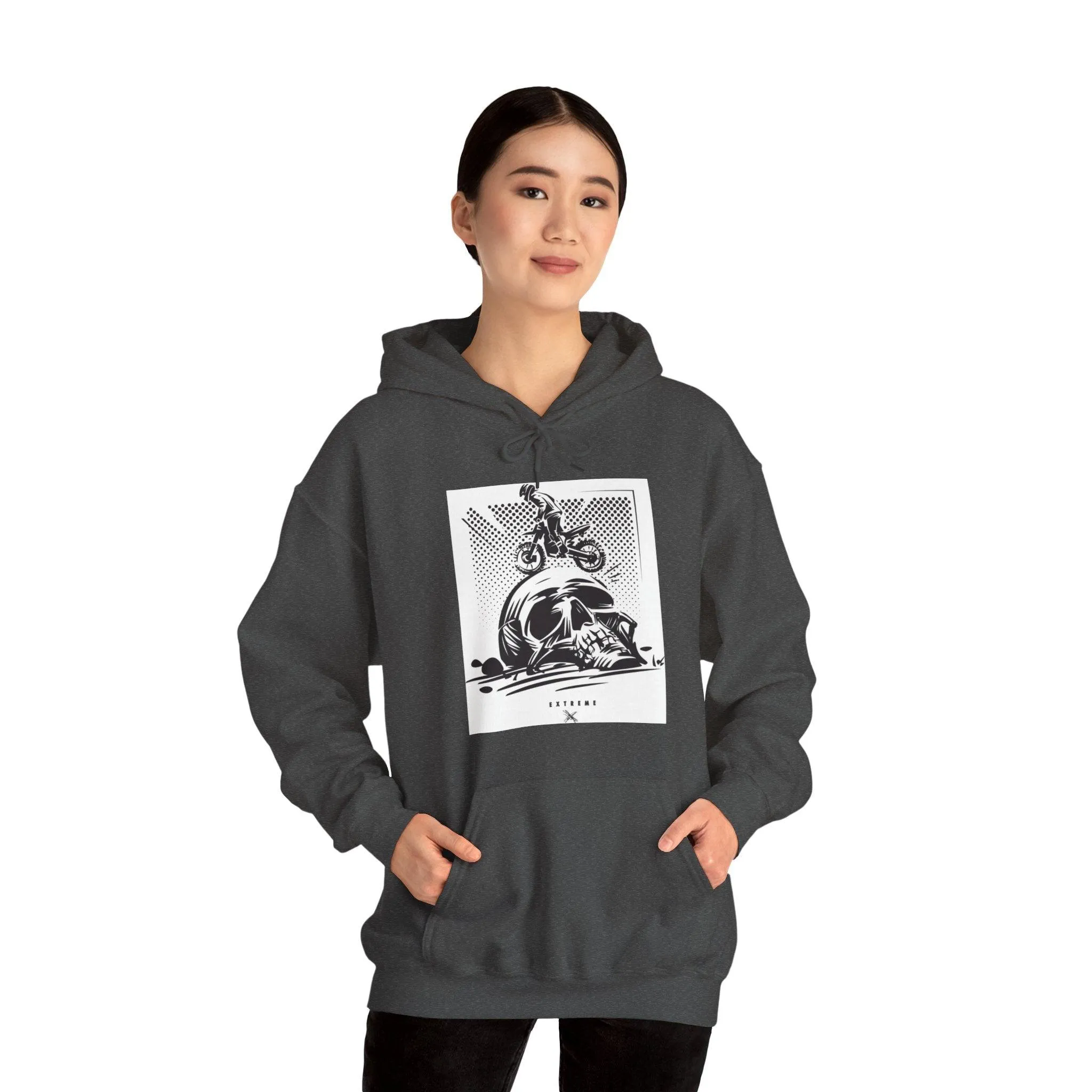 Off Road Skull Unisex Heavy Blend™ Hooded Sweatshirt