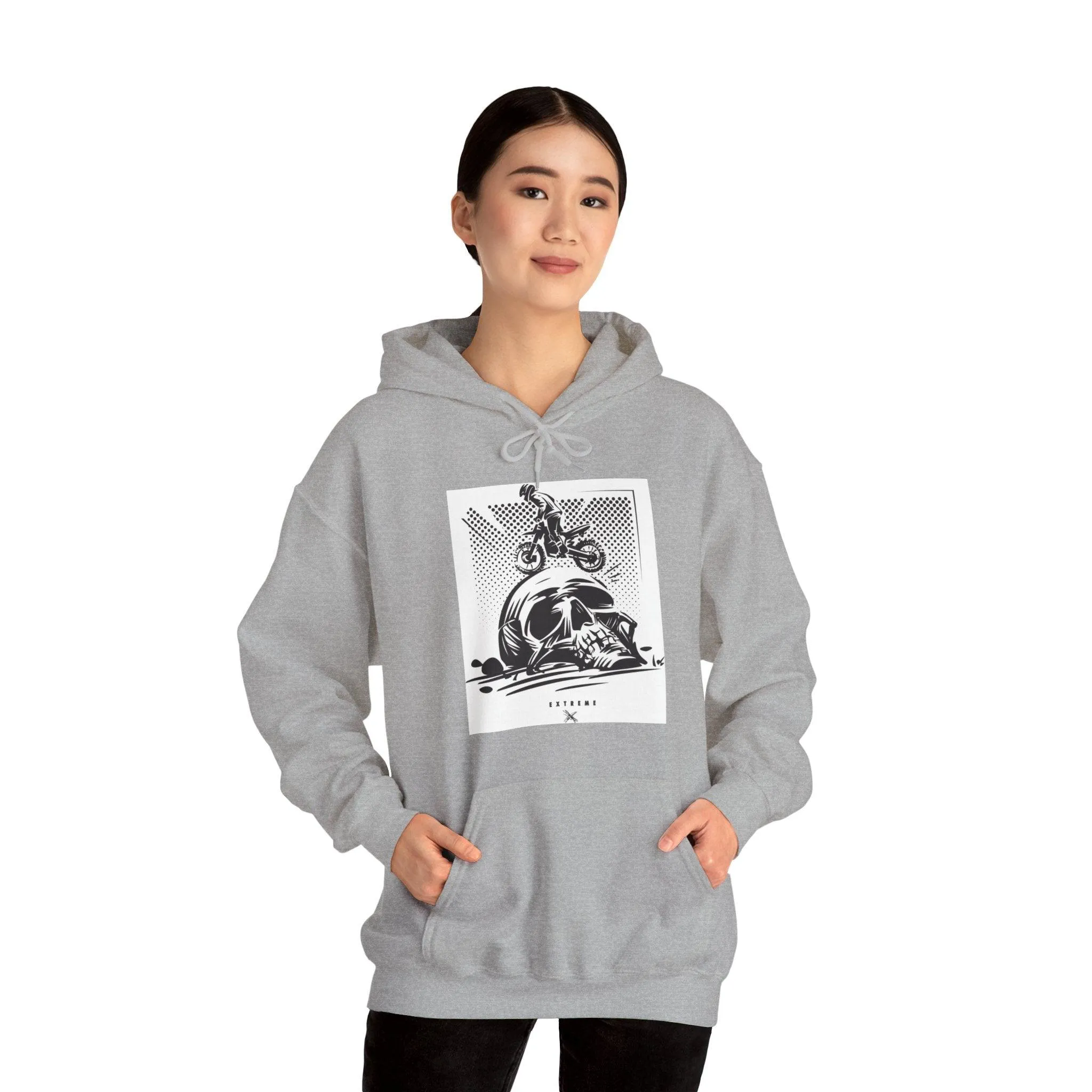 Off Road Skull Unisex Heavy Blend™ Hooded Sweatshirt