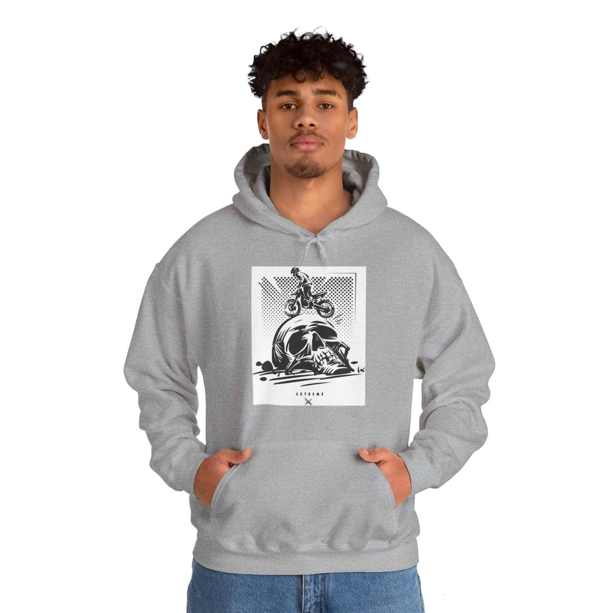 Off Road Skull Unisex Heavy Blend™ Hooded Sweatshirt