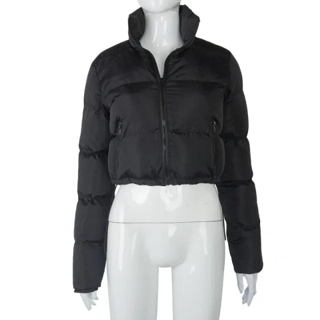 Ohsaucy Foil Look and Fluffy Faux Fur Bubble Puffers