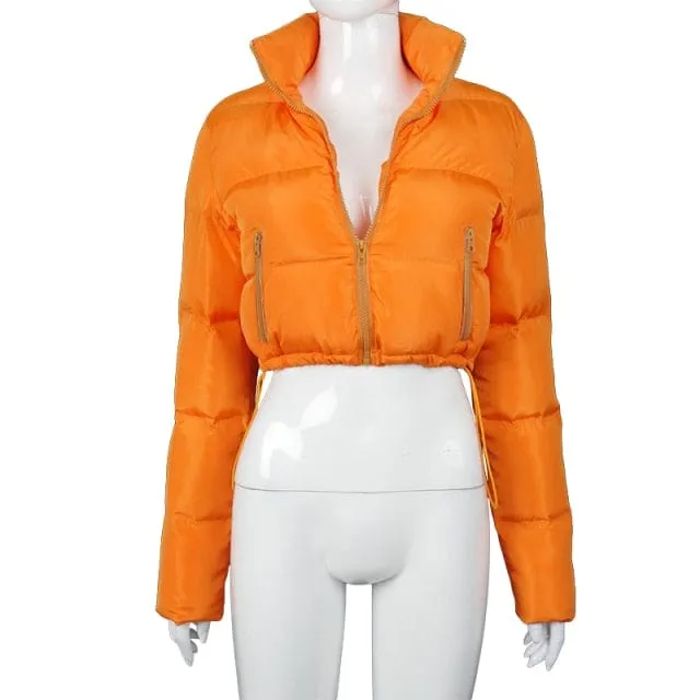 Ohsaucy Foil Look and Fluffy Faux Fur Bubble Puffers
