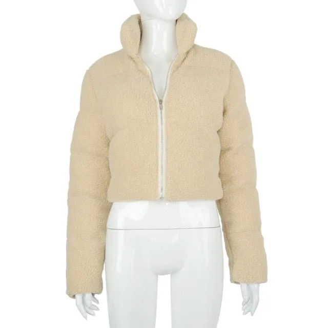 Ohsaucy Foil Look and Fluffy Faux Fur Bubble Puffers