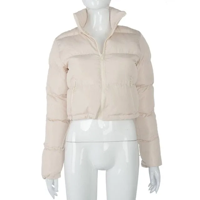 Ohsaucy Foil Look and Fluffy Faux Fur Bubble Puffers