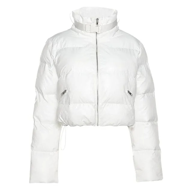 Ohsaucy Foil Look and Fluffy Faux Fur Bubble Puffers