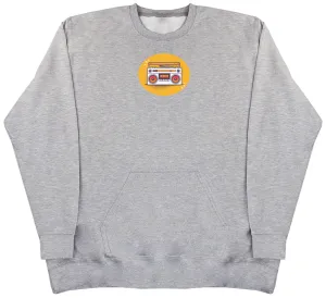 Orange Cassette - Huge Oversized Hoodless Hoodie