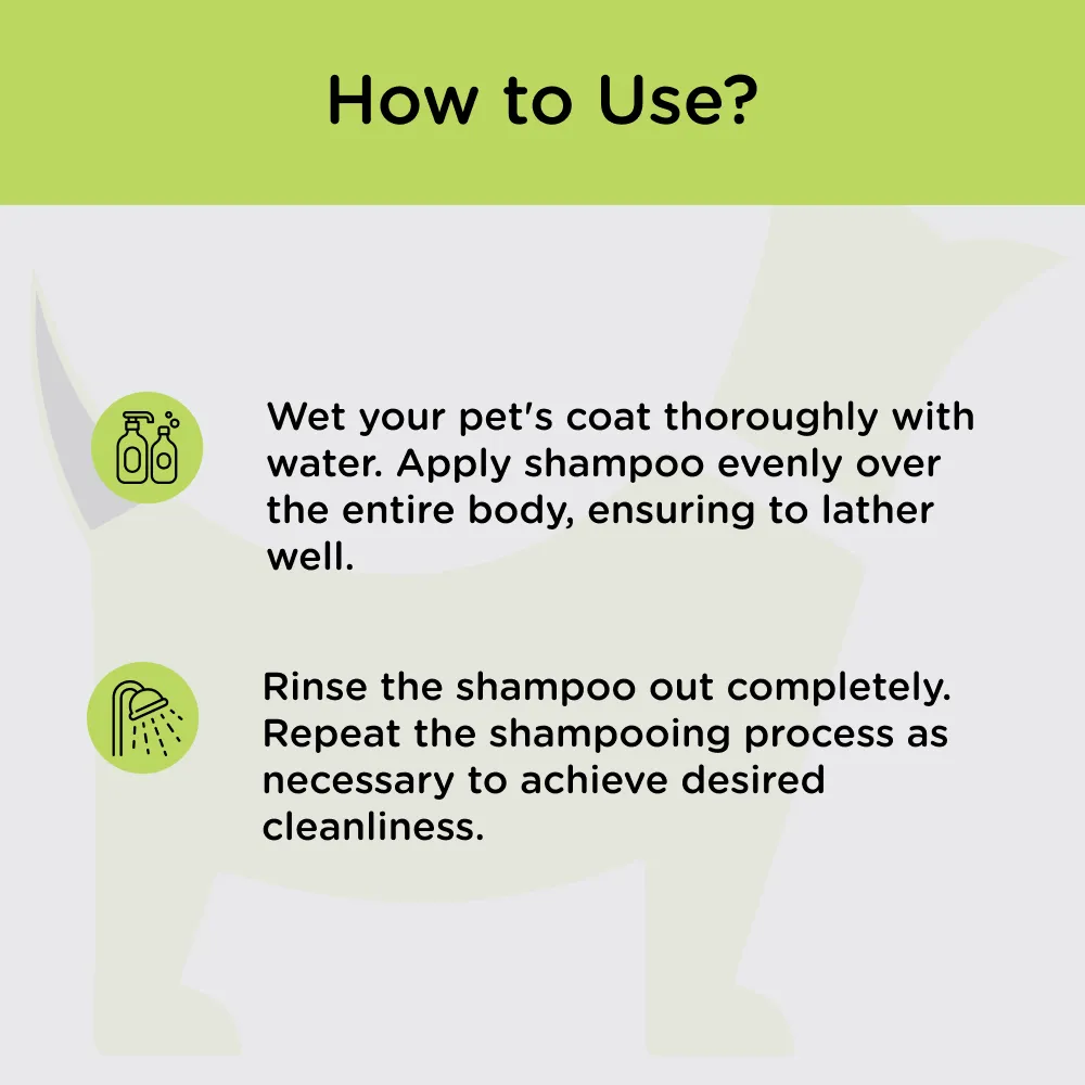 Papa Pawsome Shine On Waterless Shampoo and Braided Rope Ball for Dogs