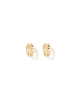 Ronda Round Hoop Earrings
