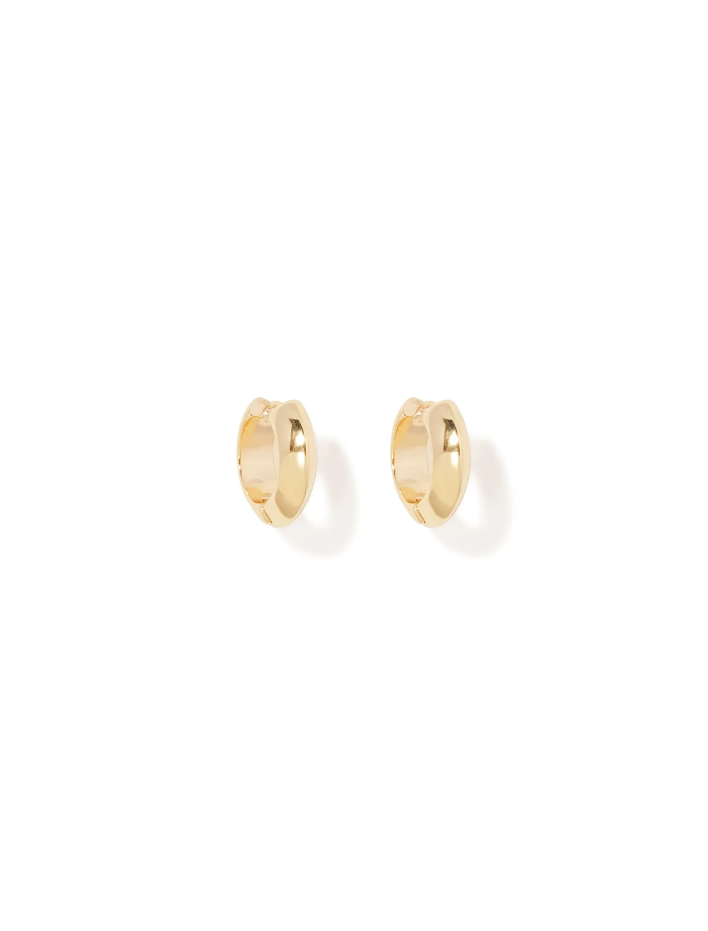Ronda Round Hoop Earrings