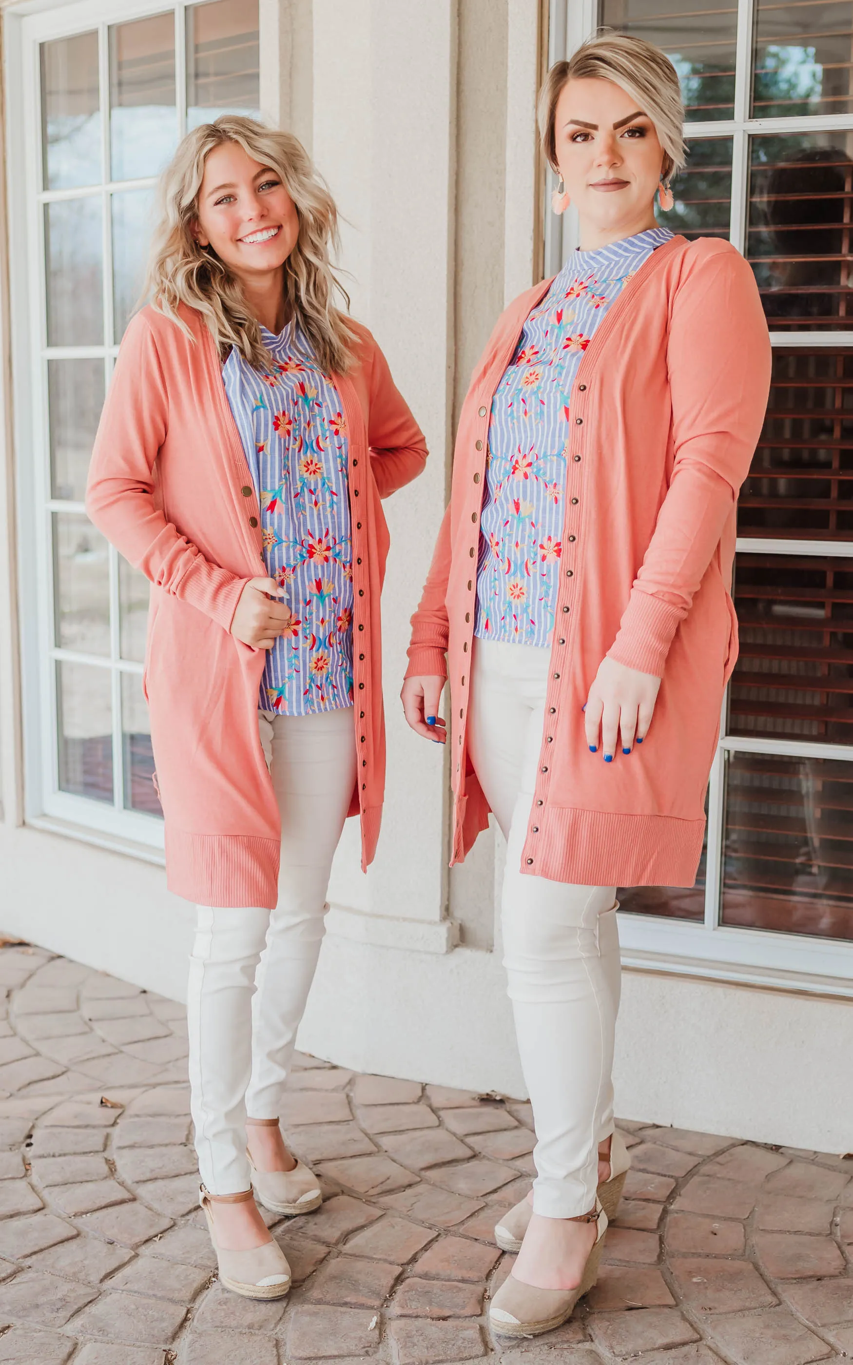 Simply Obsessed Long Snap Button Down Cardigan - Final Sale