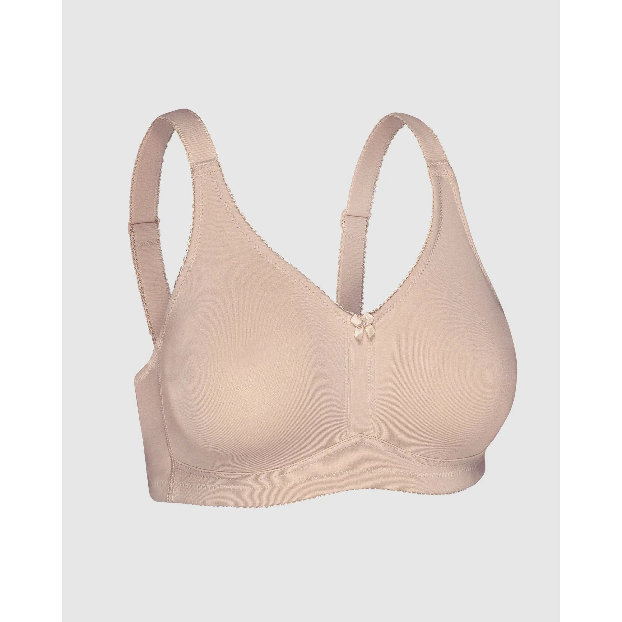 Soft Cotton Wirefree Pocketed Mastectomy Bra