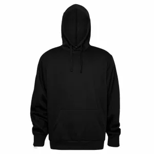 Solid Color Black Hoodie