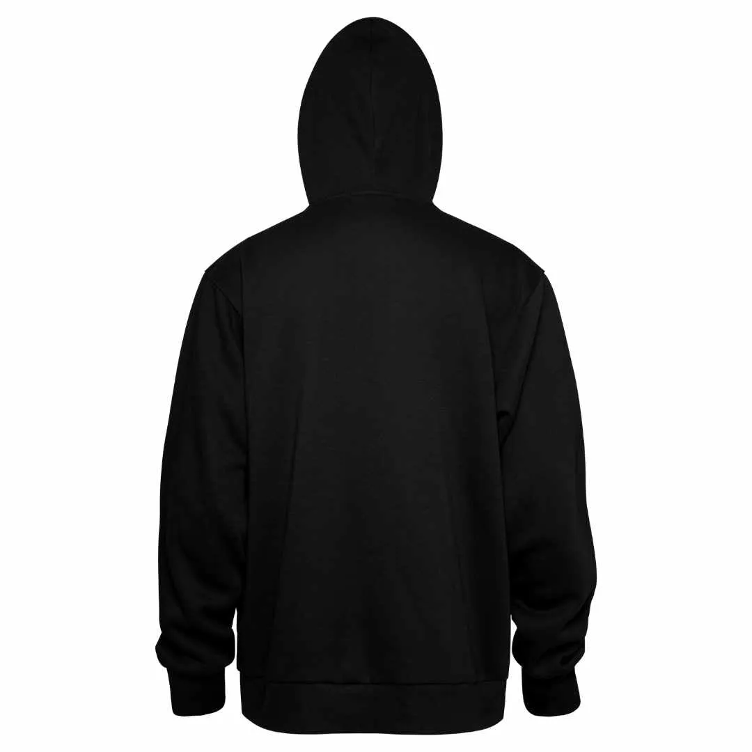 Solid Color Black Hoodie