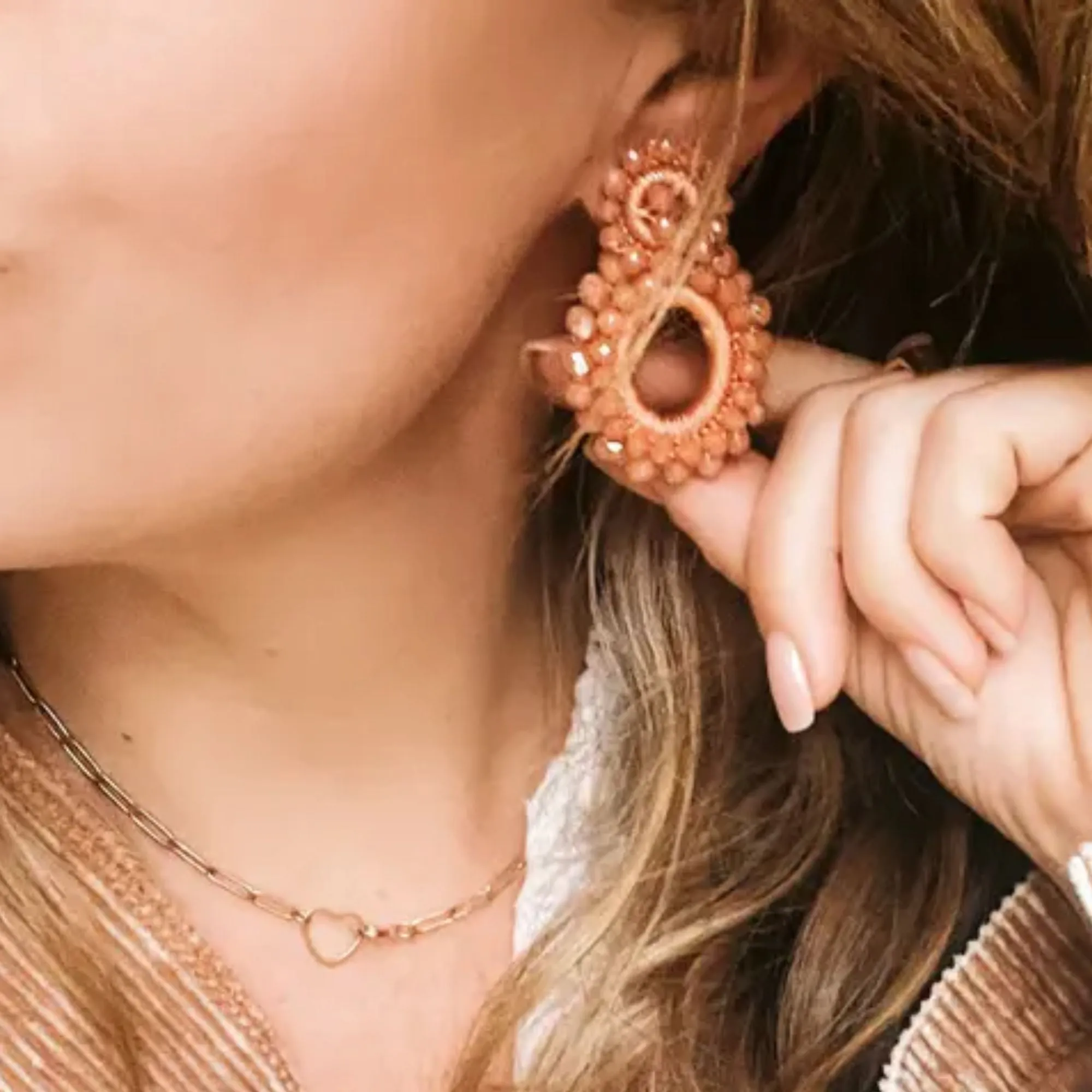 Statement Beaded Earrings