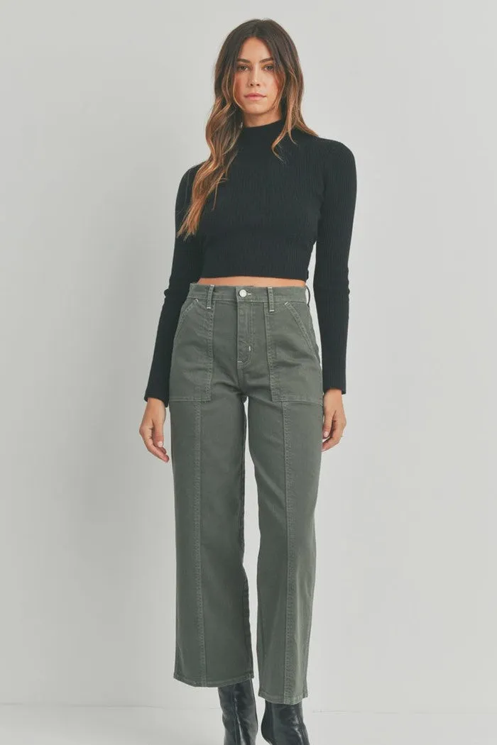 The Dalli Utility Straight Leg Jeans