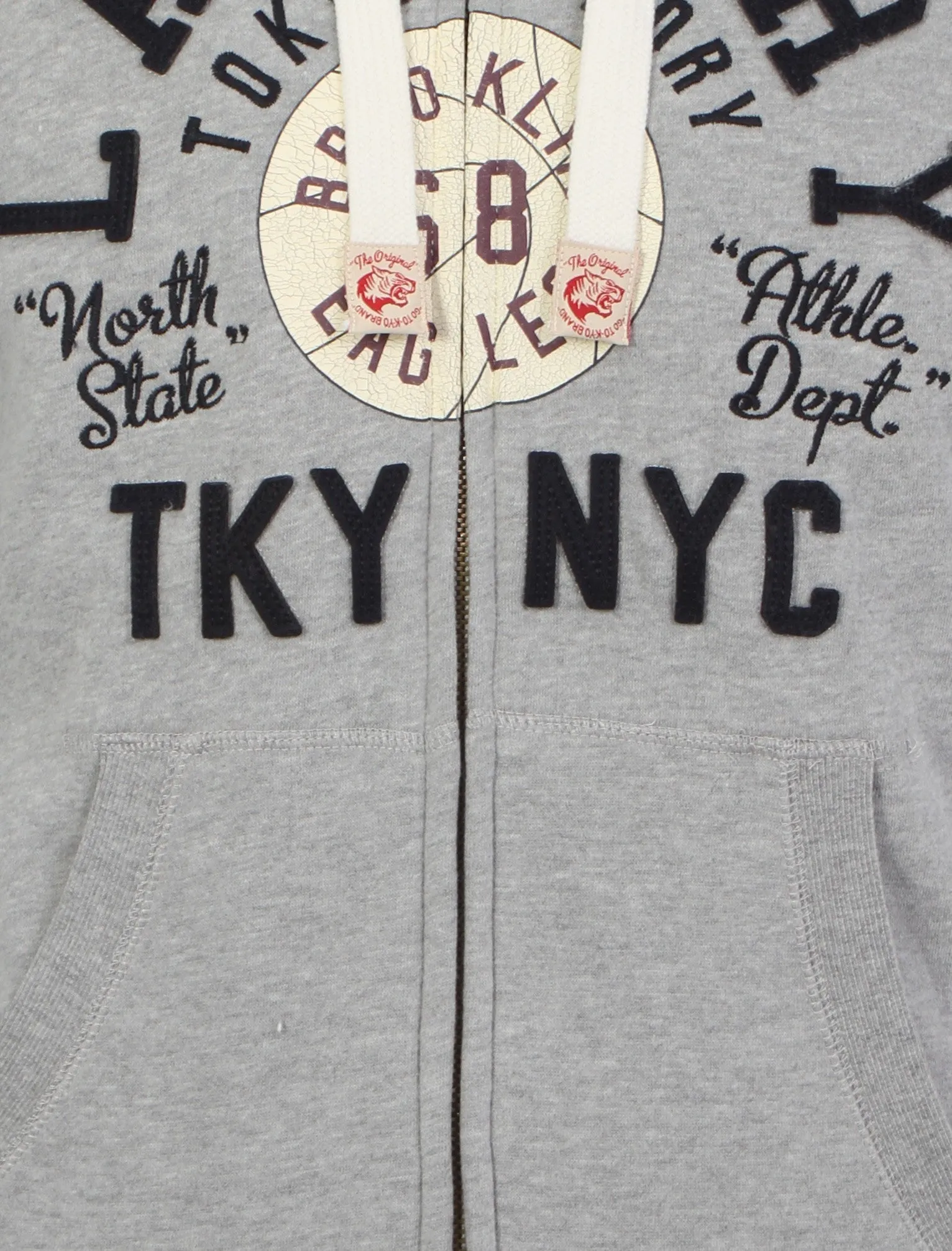 Tokyo Laundry Cottonwood grey hoodie