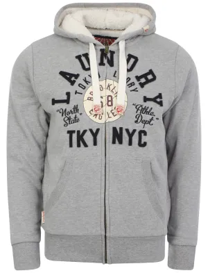Tokyo Laundry Cottonwood grey hoodie
