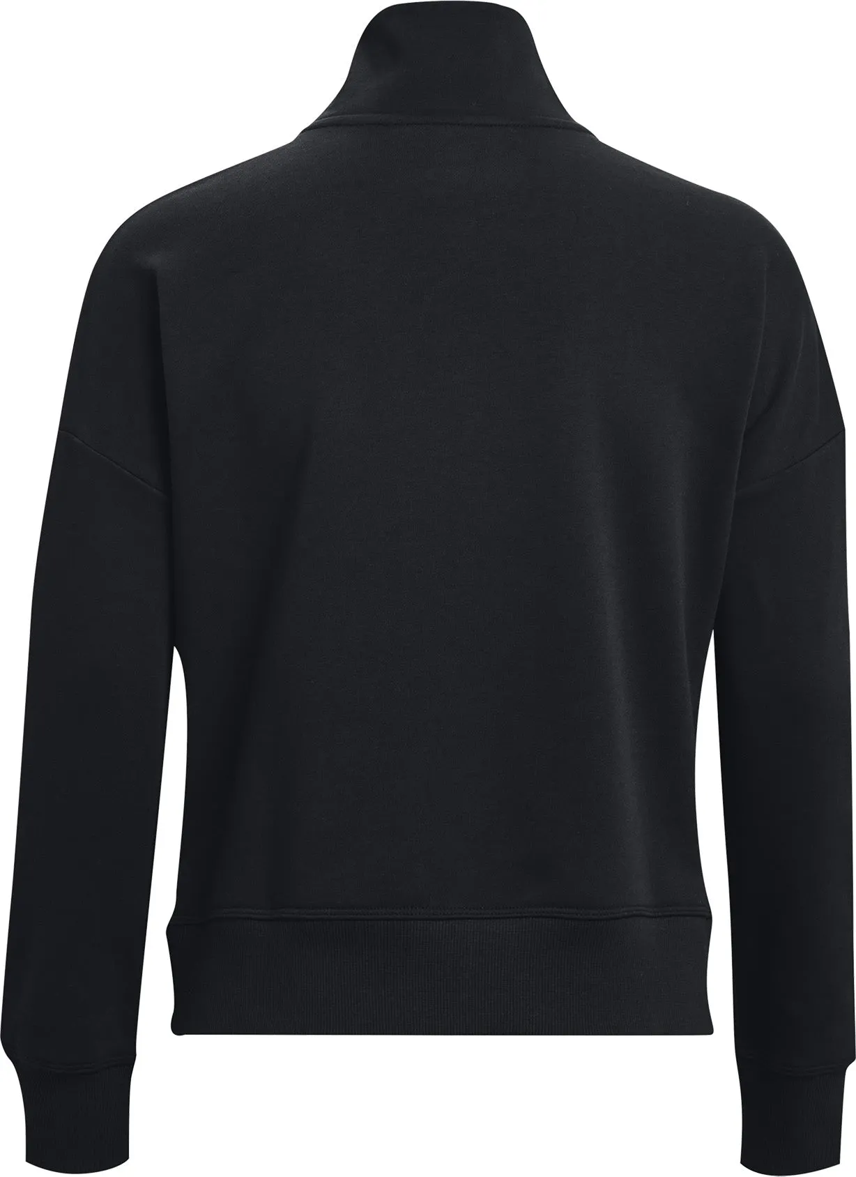 Under Armour Rival Half Zip Womens Fleece Top - Black