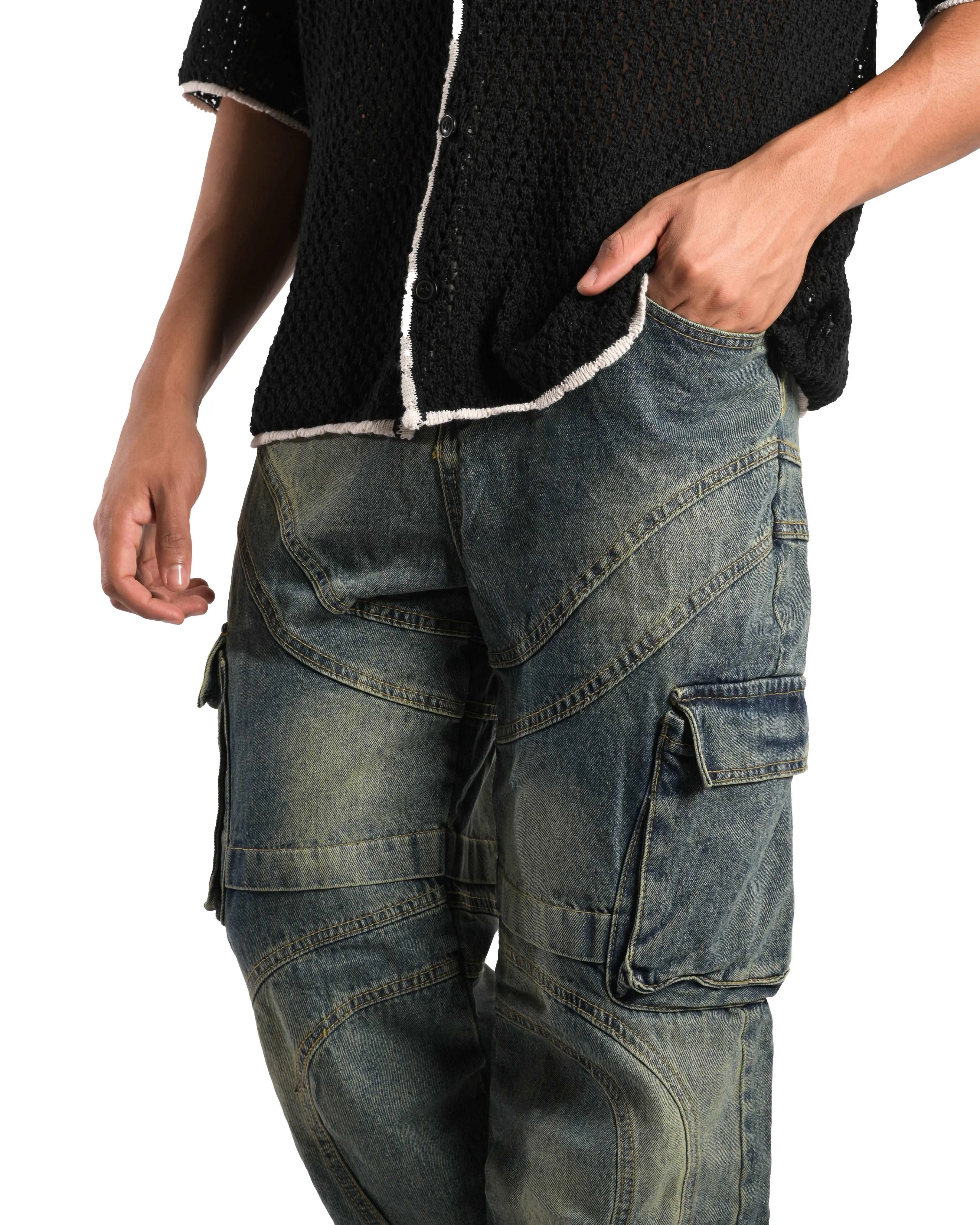 Utility Jeans with Pockets