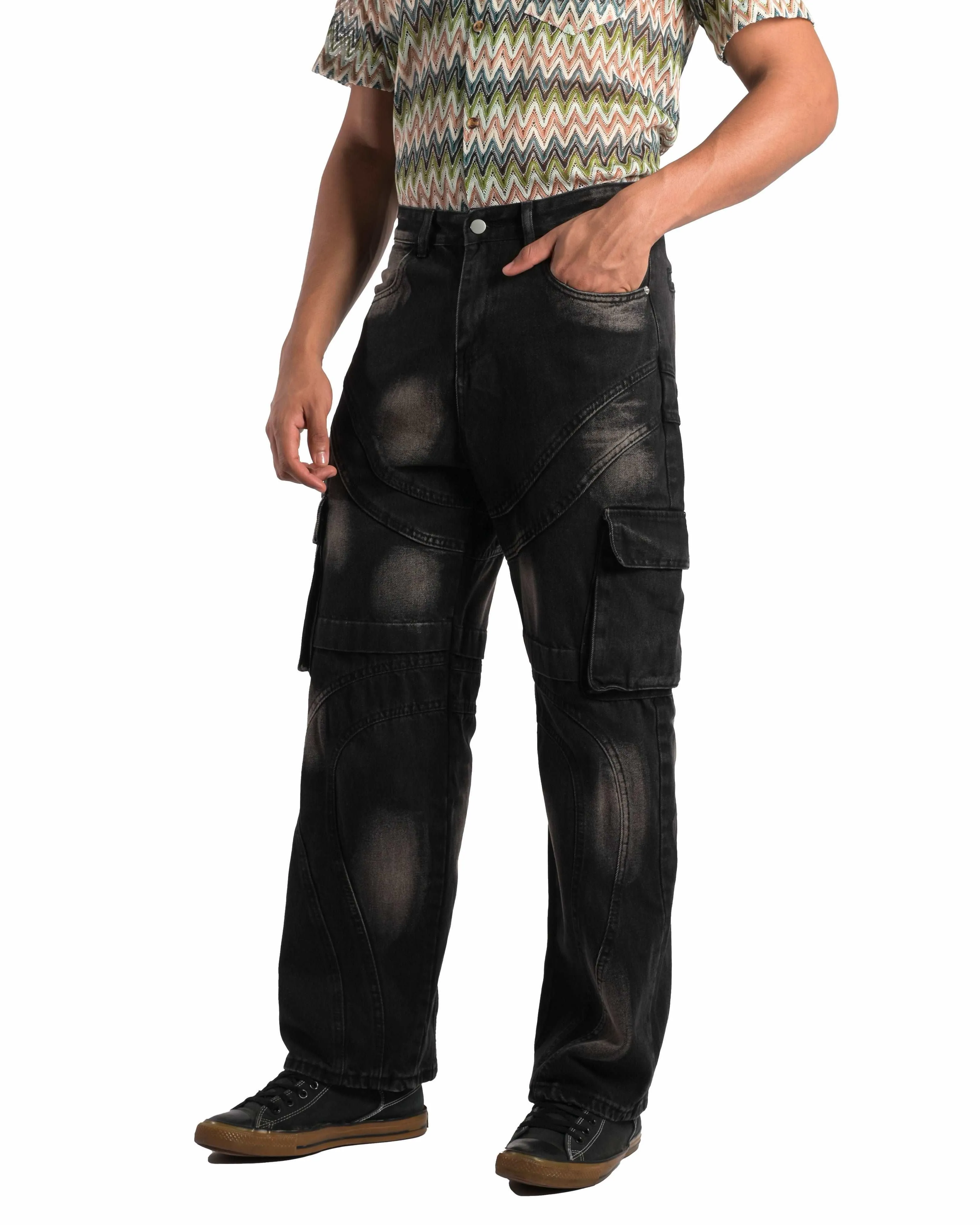 Utility Jeans with Pockets