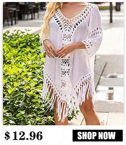 VenusFox Beach Dress 2021 New Kimonos Beachwear Hand-Woven Solid Color Women Swimwear For Bikini Cover Up