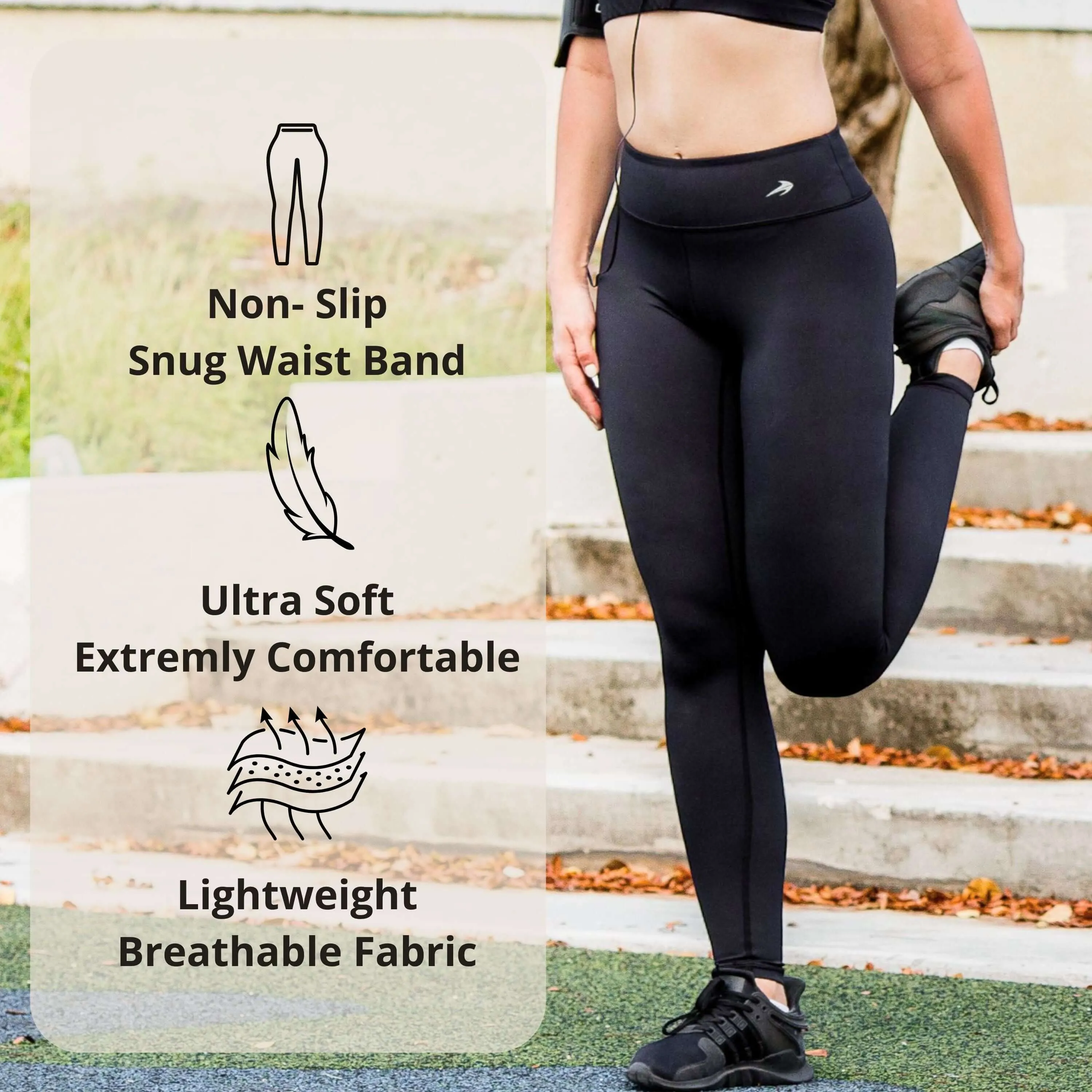 Women's Compression Leggings - Galaxy Red